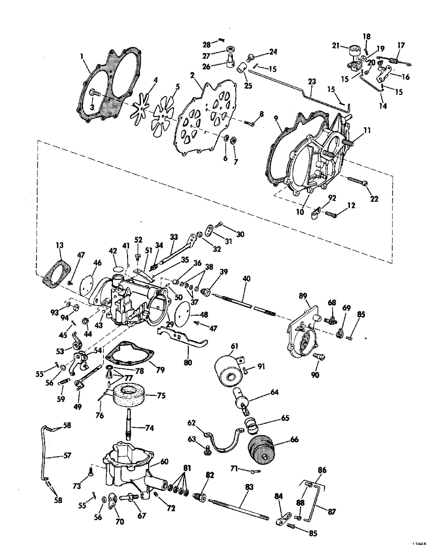 CARBURETOR GROUP ELECTRIC START