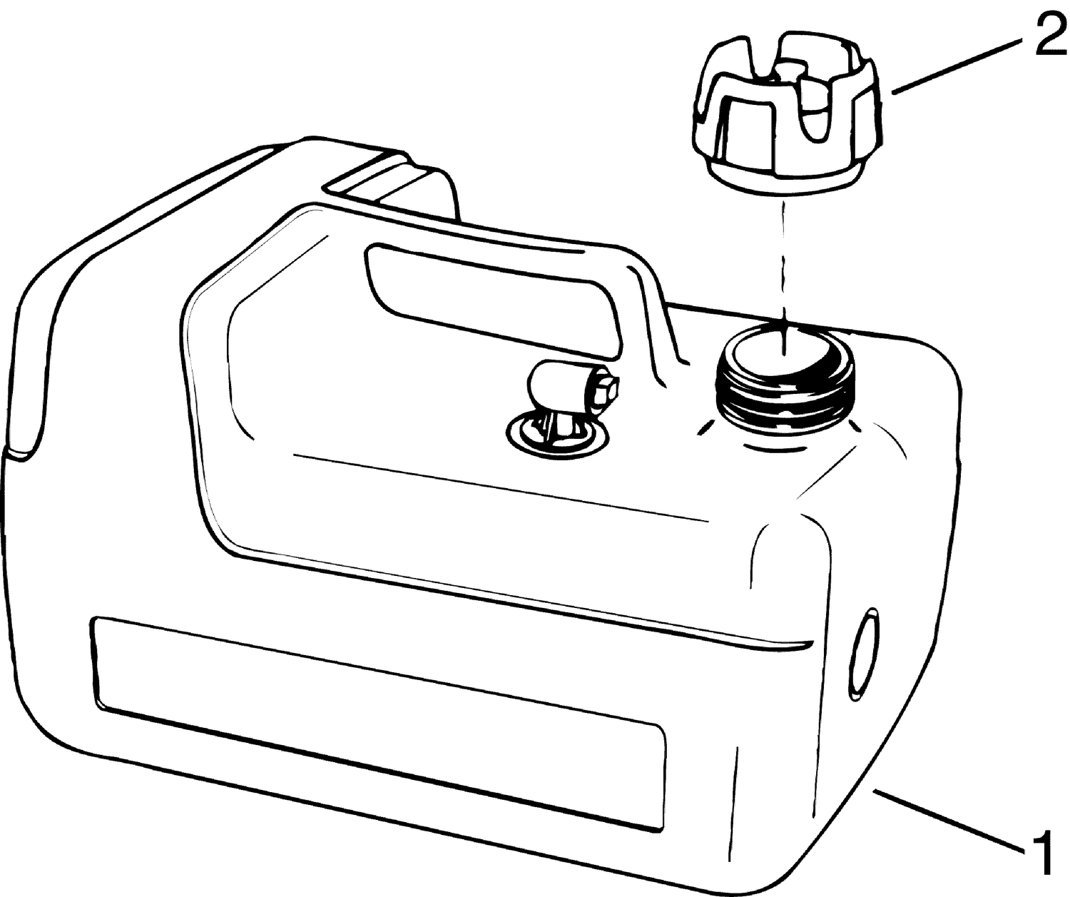 FUEL TANK - 3 GALLON