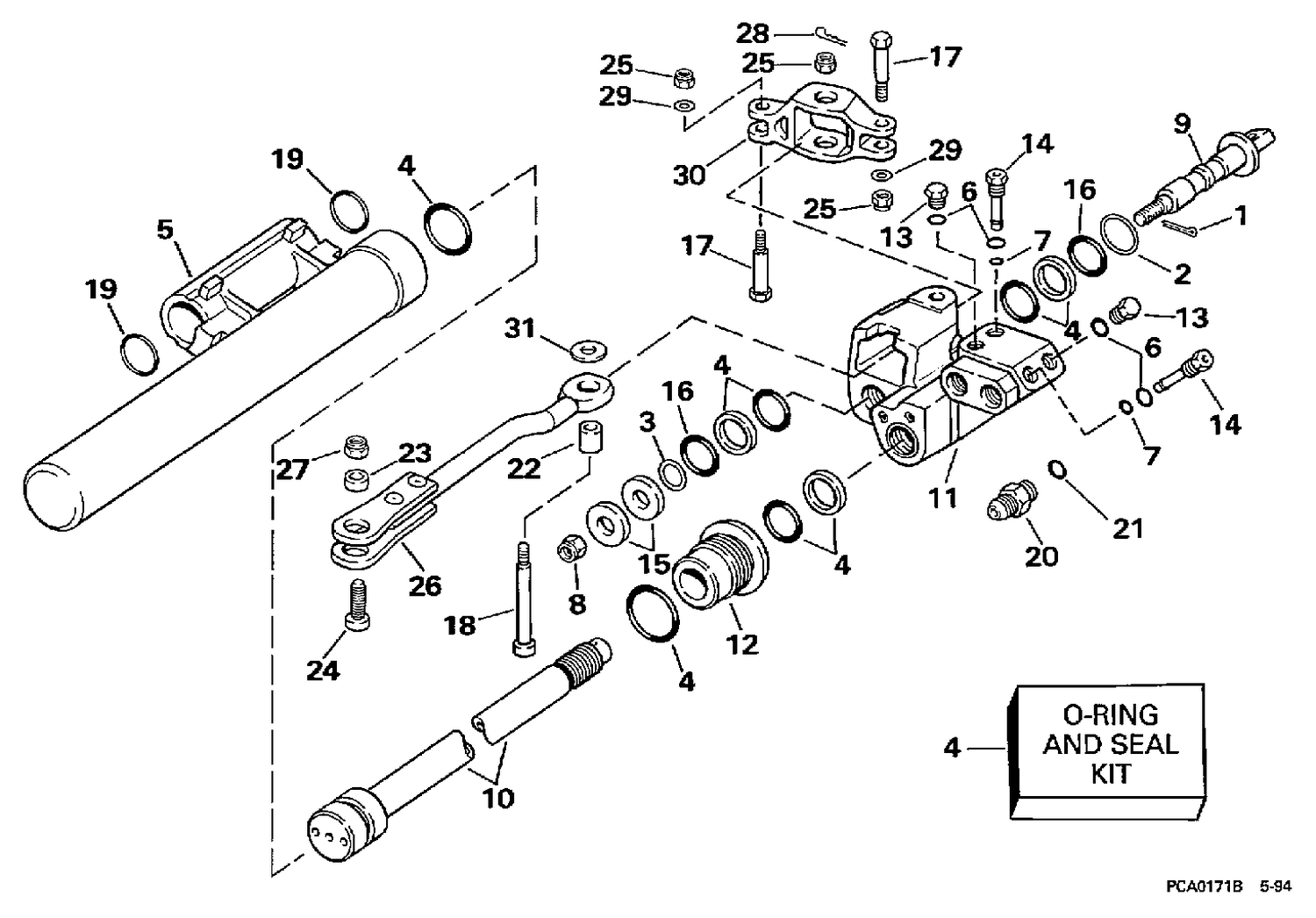 CYLINDER & VALVE ASSEMBLY