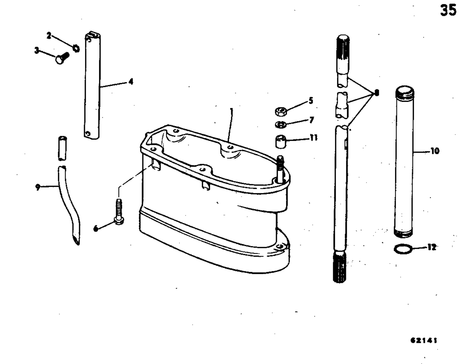 EXTENSION KIT ASSEMBLY 35 HP