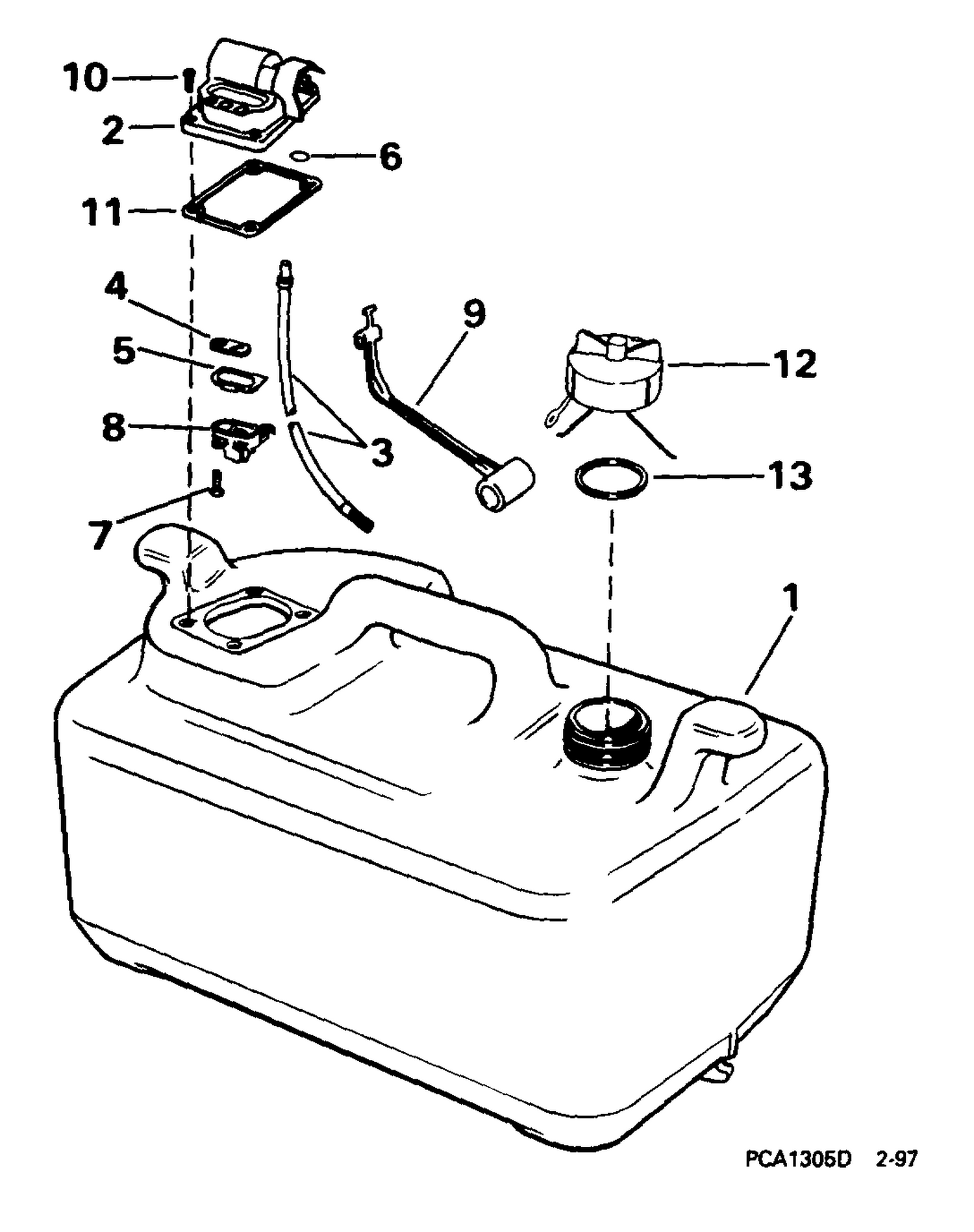 FUEL TANK -- 6 GALLON