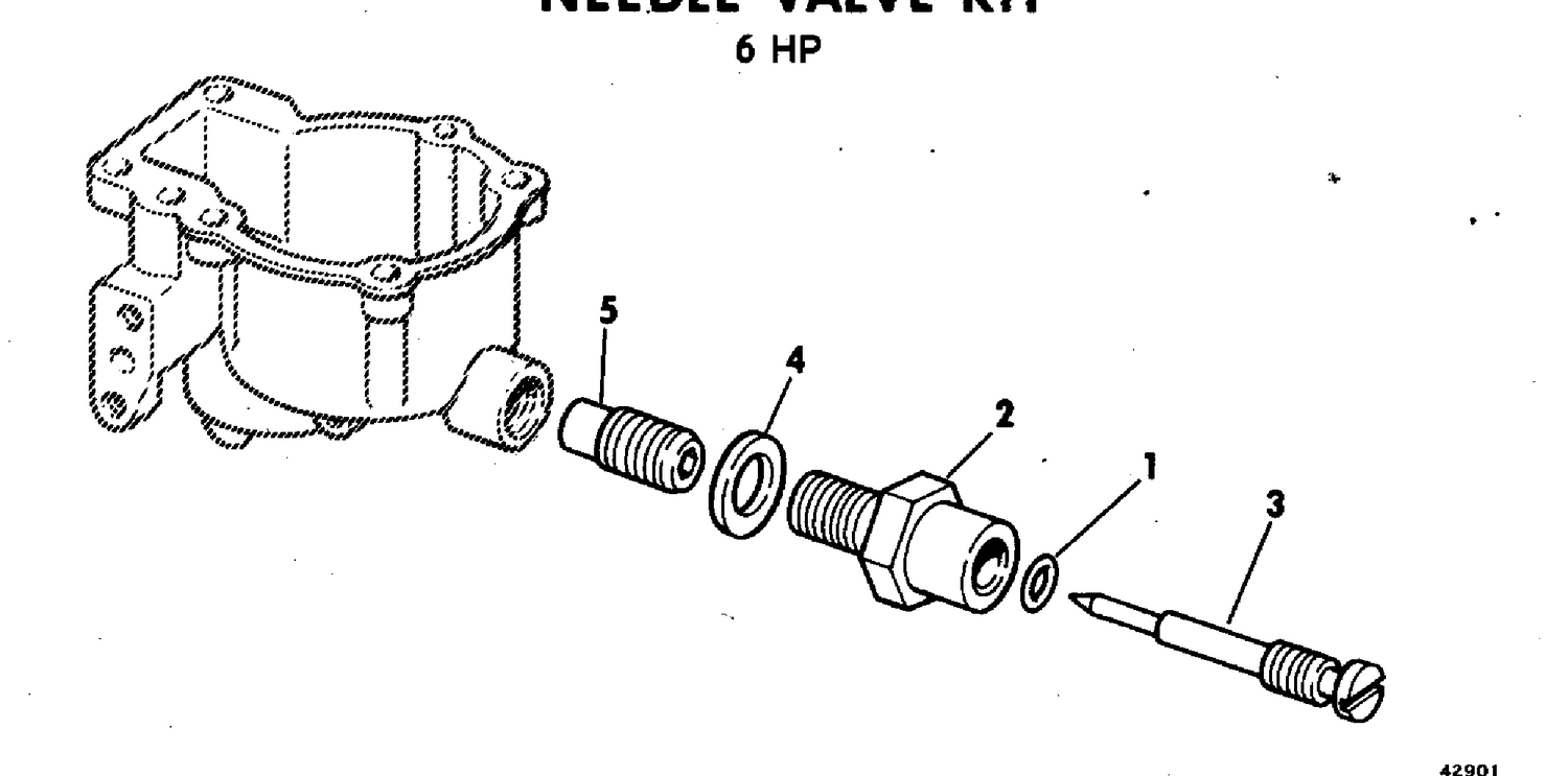 ADJUSTABLE HIGH - SPEED NEEDLE VALVE KIT 6 HP