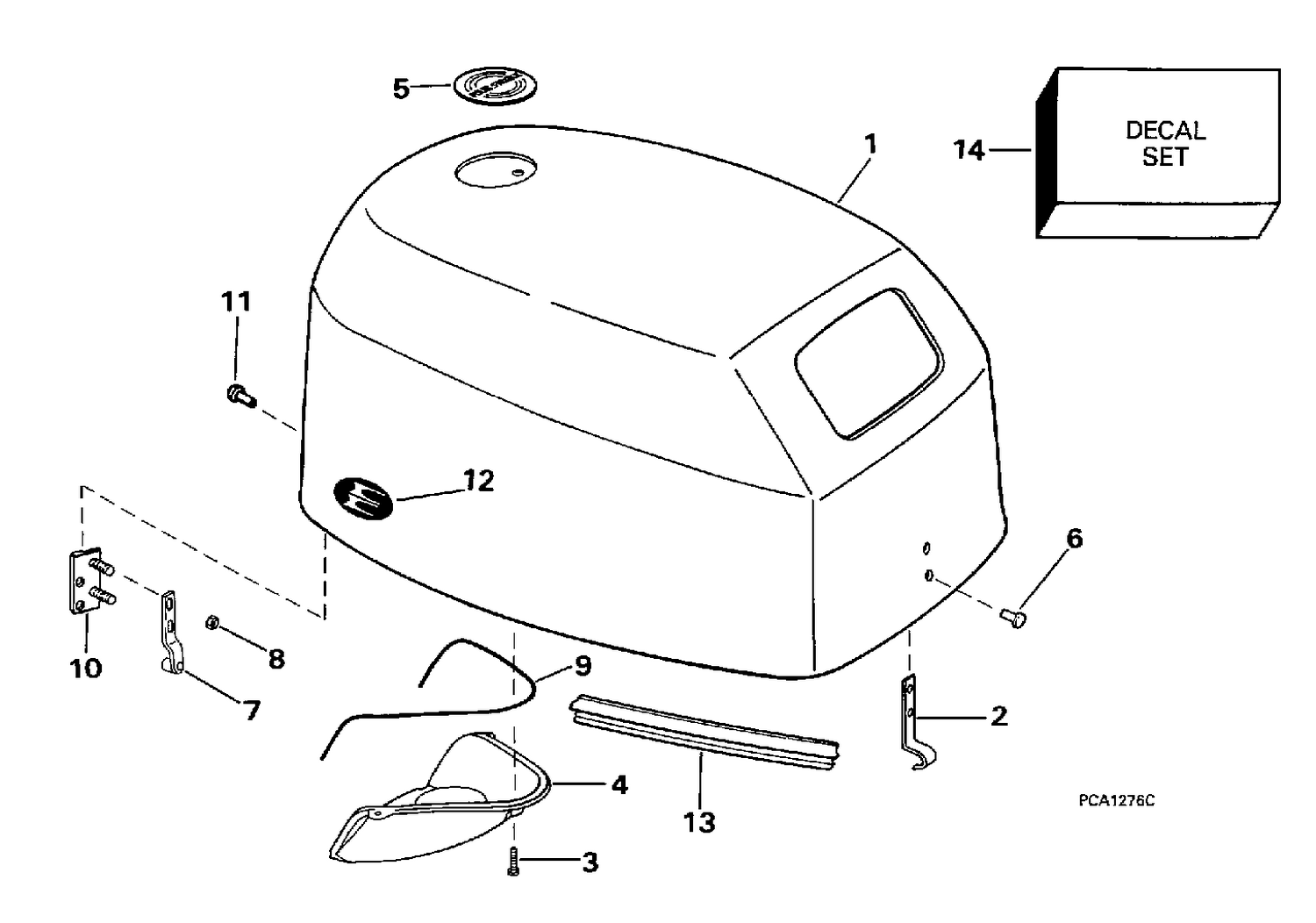 ENGINE COVER - EVINRUDE