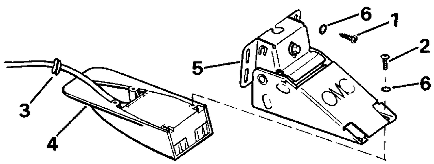 TRANSDUCER - TRANSOM MOUNT - KICK-UP - TRADITIONAL SERIES