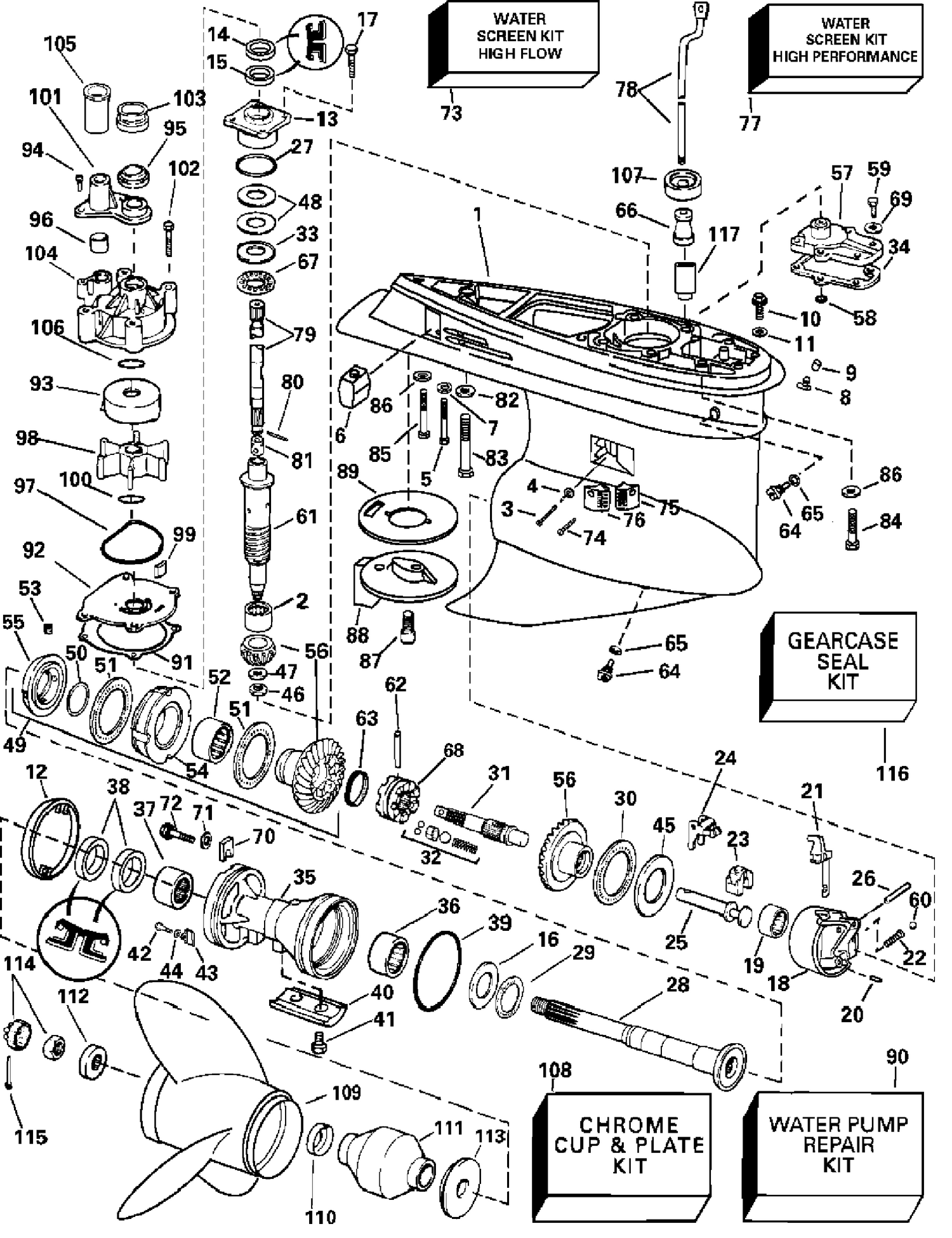 GEARCASE - FCX & FCZ MODELS