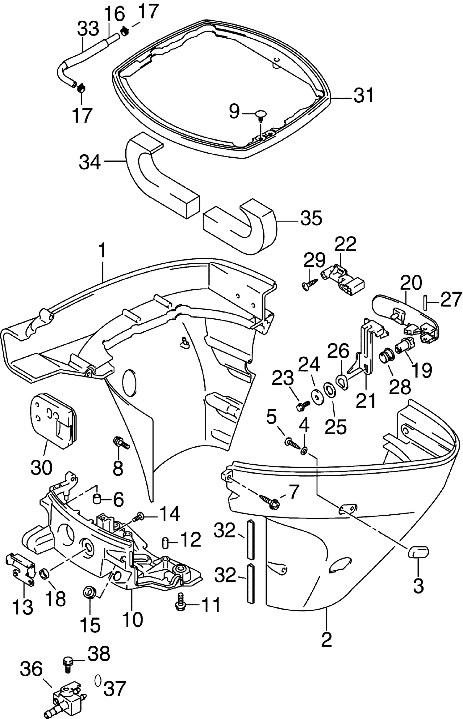LOWER ENGINE COVER