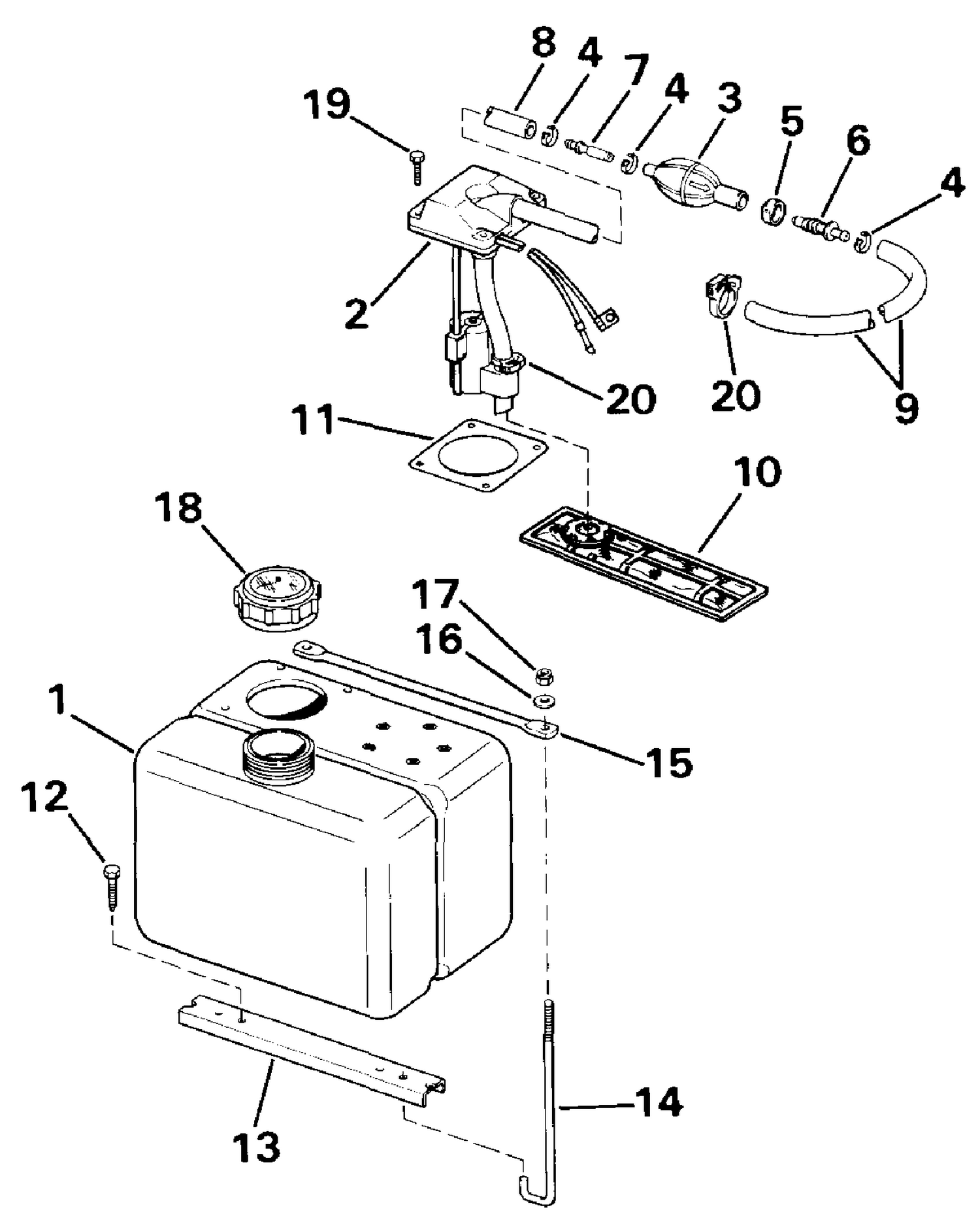 VRO OIL TANK KIT-1.8 GALLON