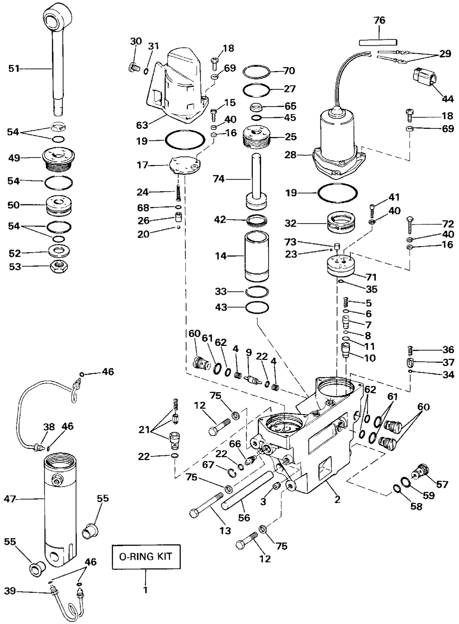 POWER TRIM/TILT HYDRAULIC ASSEMBLY