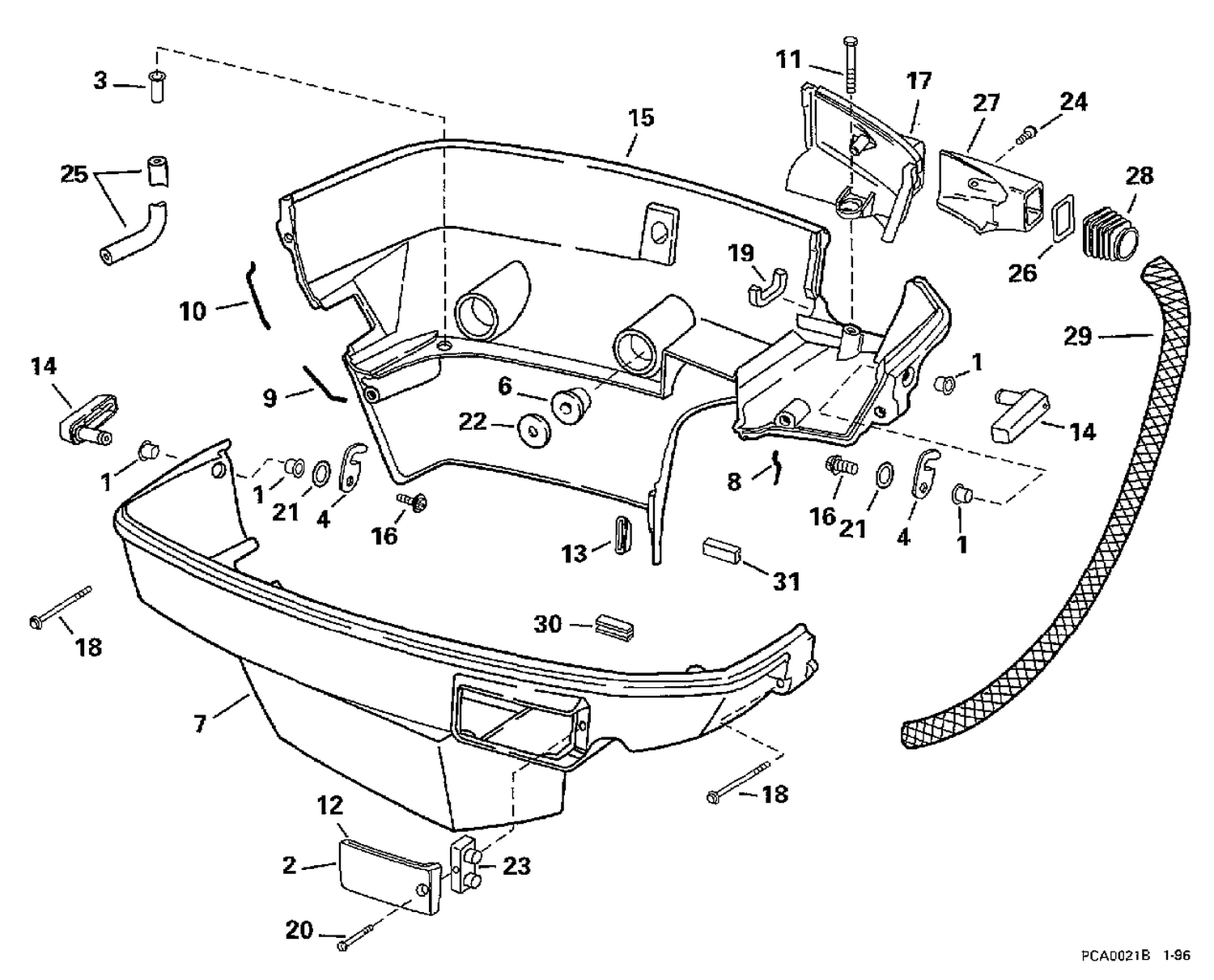 LOWER ENGINE COVER