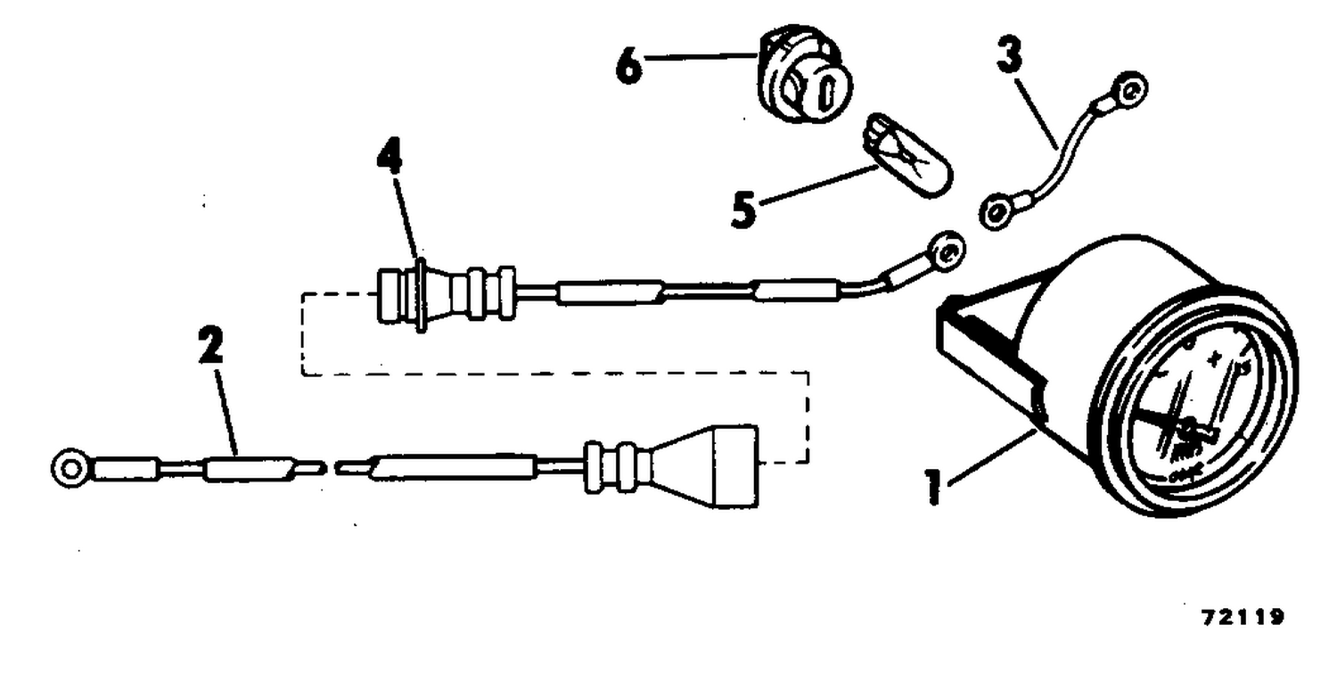 AMMETER KIT 55 THRU 235 HP P/N 172727