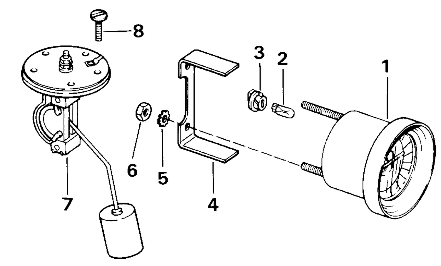 OIL LEVEL GAUGE & SENDING UNIT - ALL VRO OIL TANKS