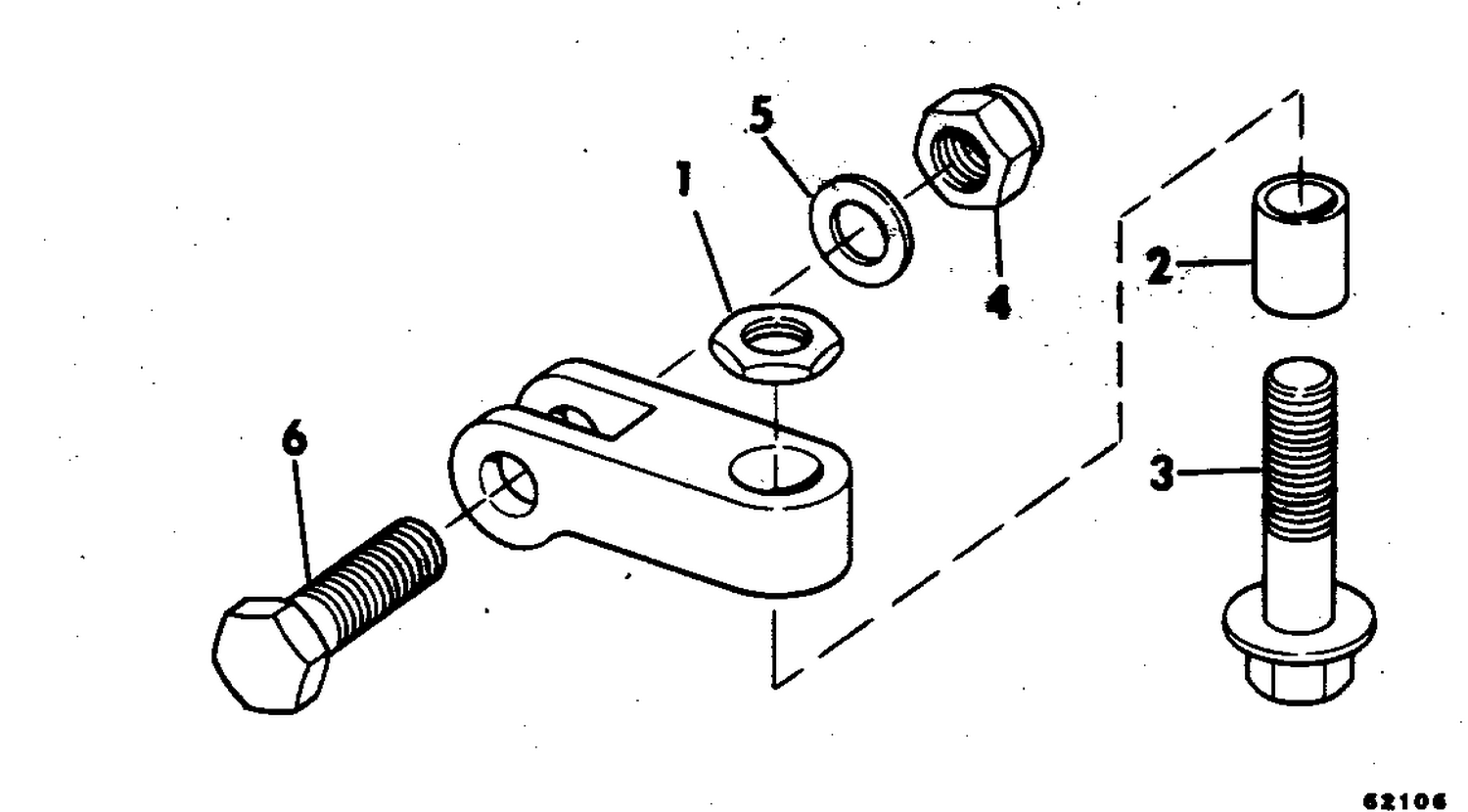 STEERING BOLT AND CLEVIS ASSEMBLY KIT 35 - 200
