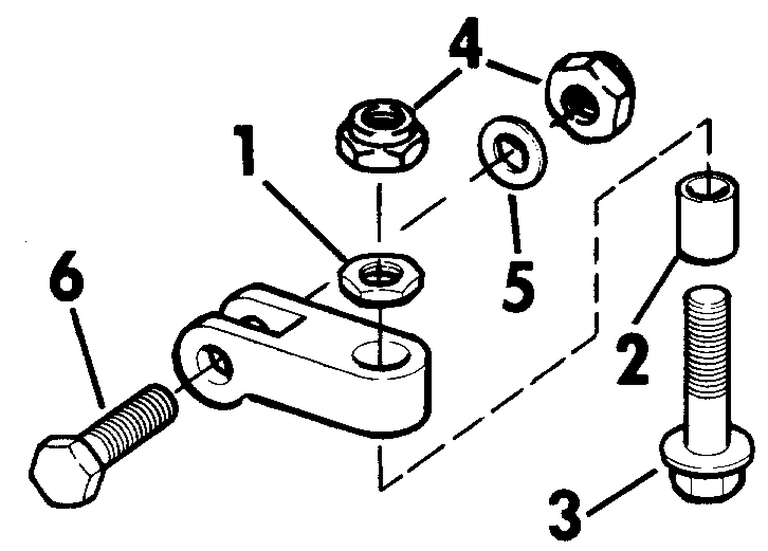 STEERING BOLT AND CLEVIS ASSEMBLY KIT