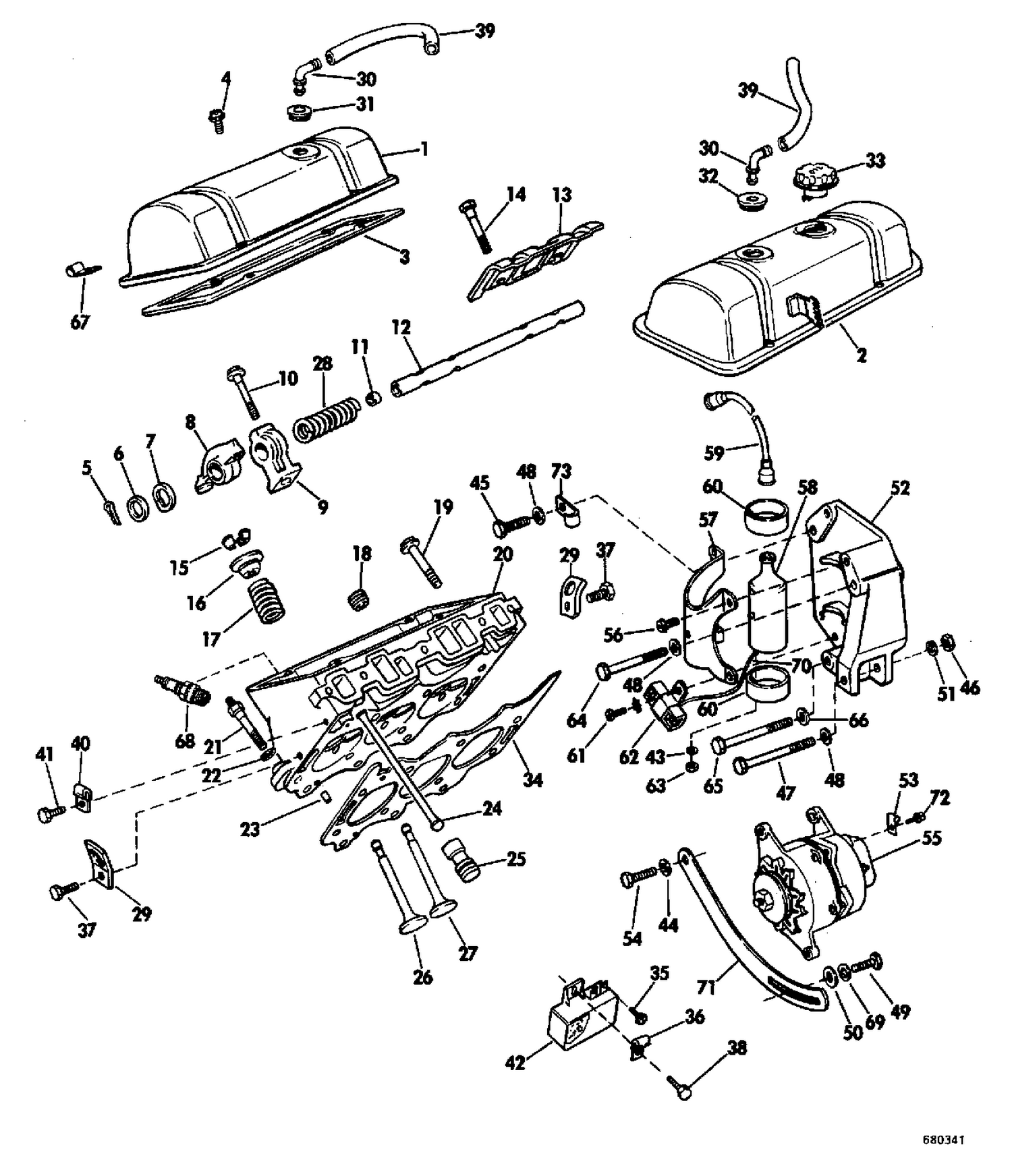 HEAD AND ROCKER ARM GROUP