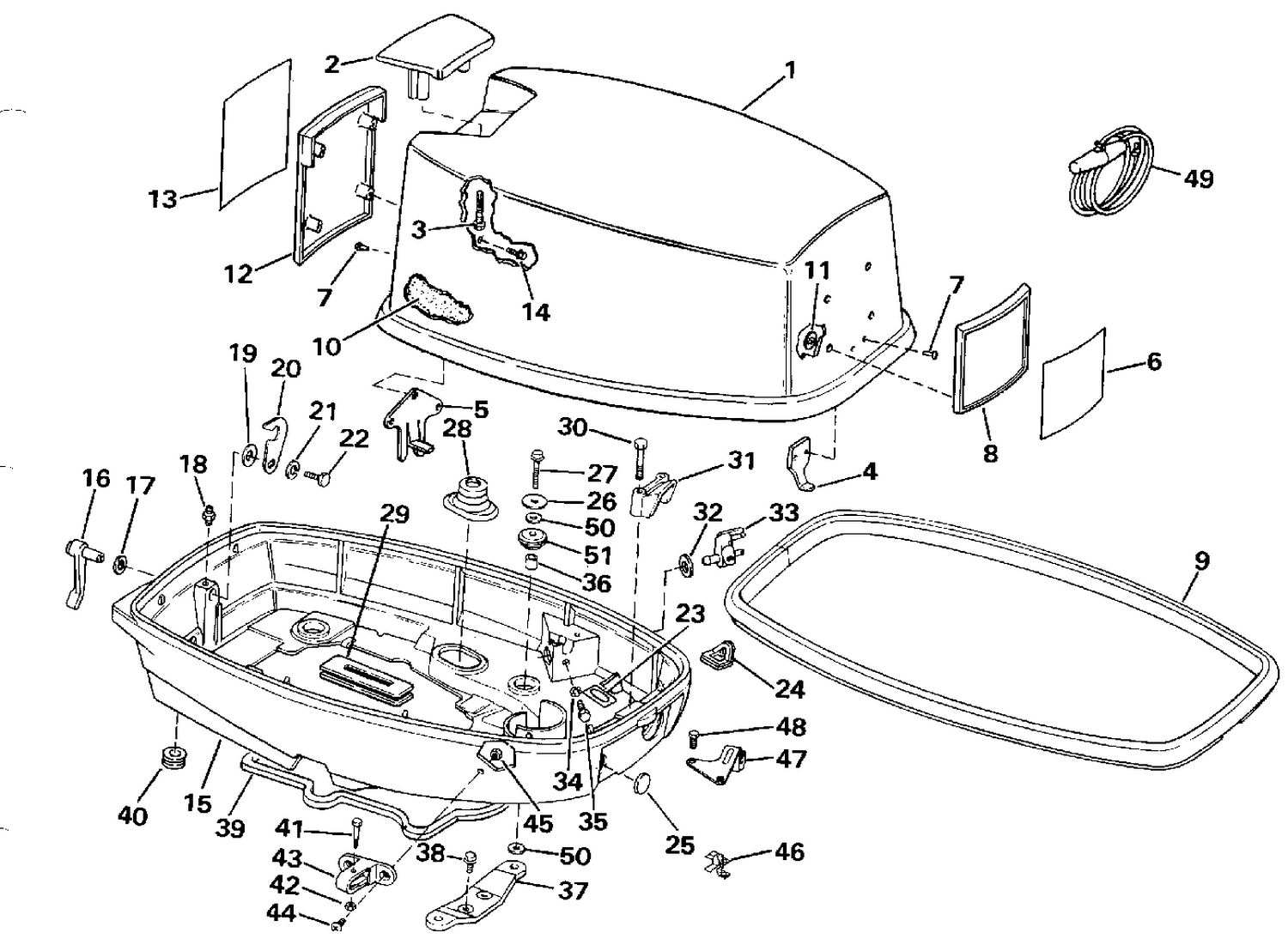 ENGINE COVER - JOHNSON