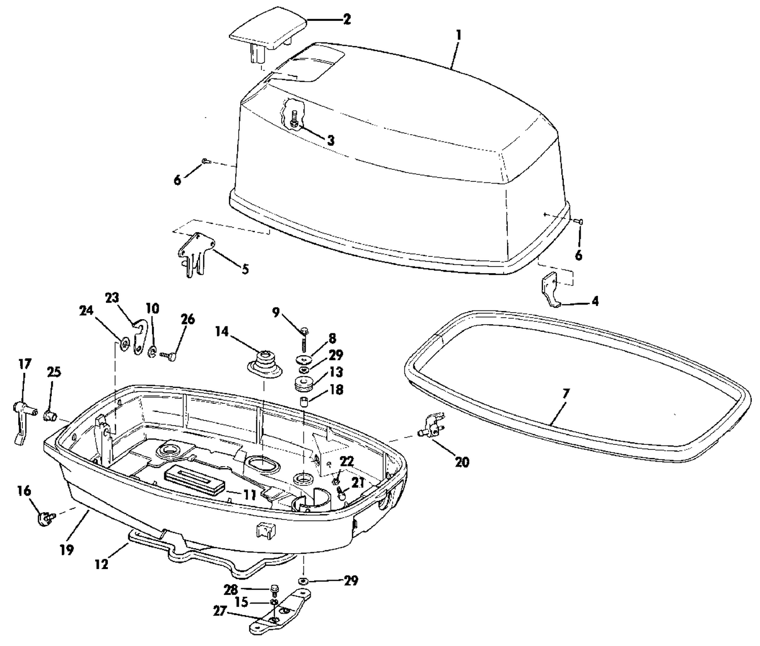 ENGINE COVER - EVINRUDE