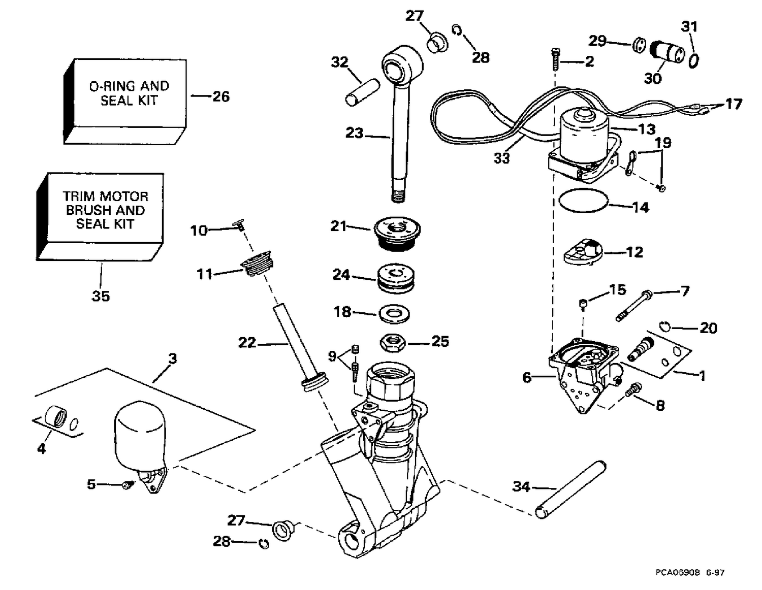 POWER TRIM/TILT HYDRAULIC ASSEMBLY