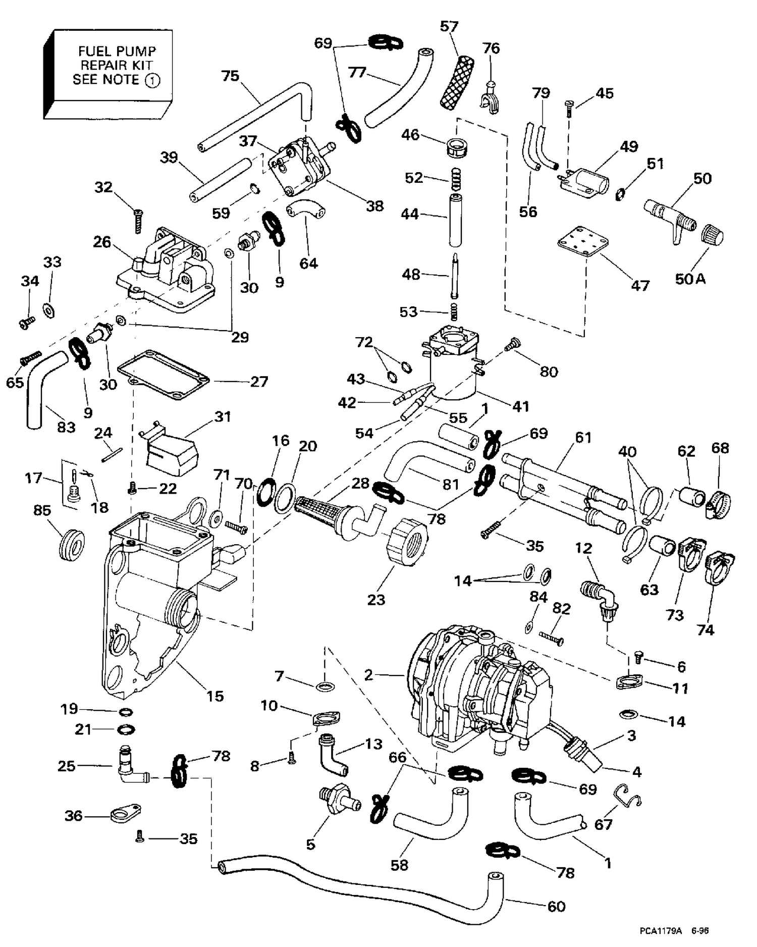 FUEL BRACKET & COMPONENTS