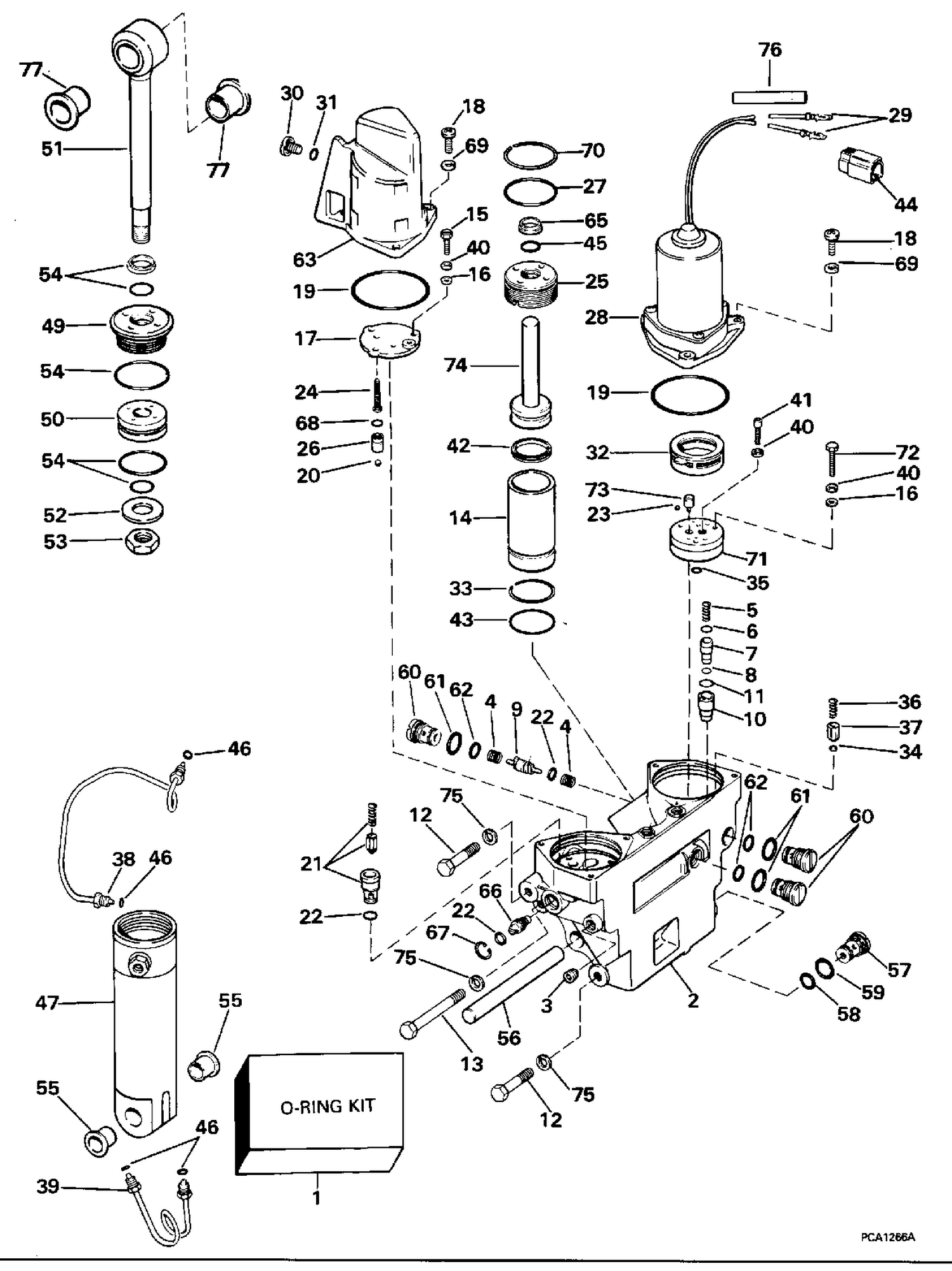 POWER TRIM/TILT HYDRAULIC ASSEMBLY