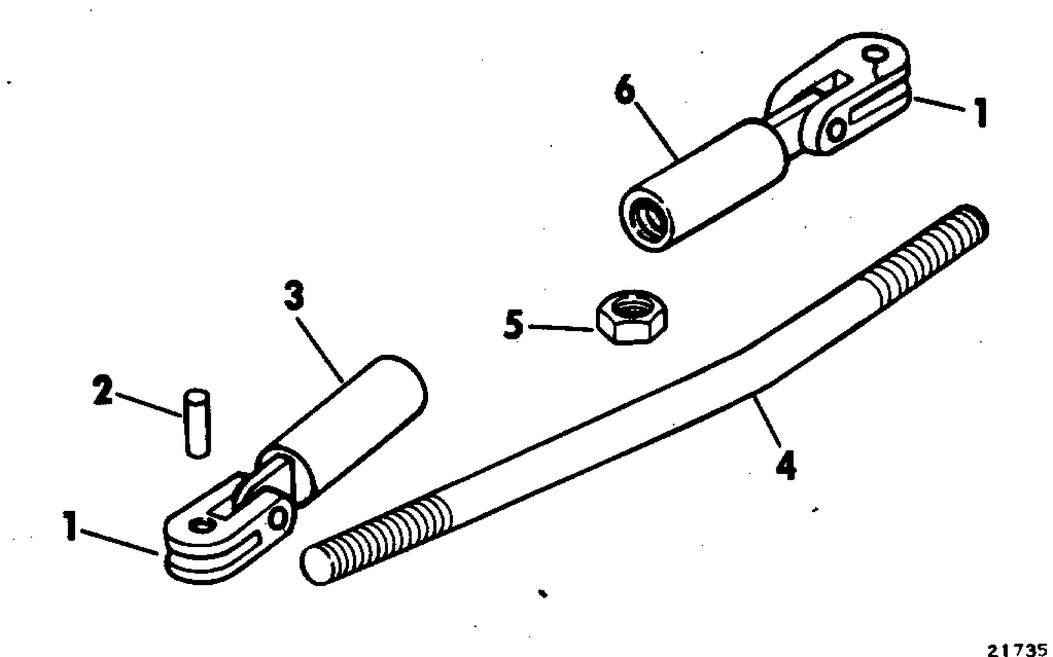 REMOTE CTRL. & STEERING CONN. KITS 40 HP PUSH PULL ONLY