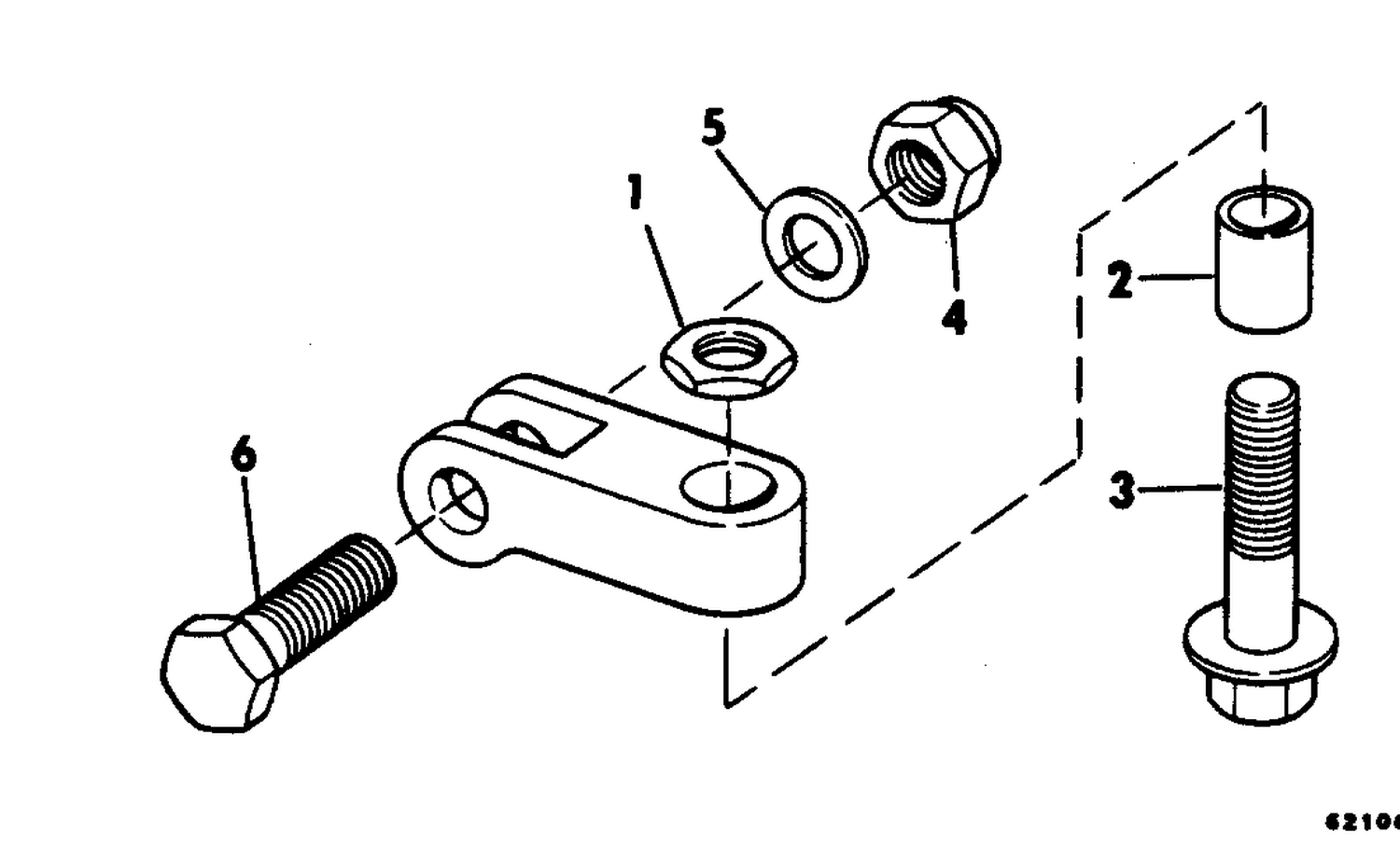 STEERING BOLT AND CLEVIS ASSEMBLY KIT  7.5 - 235