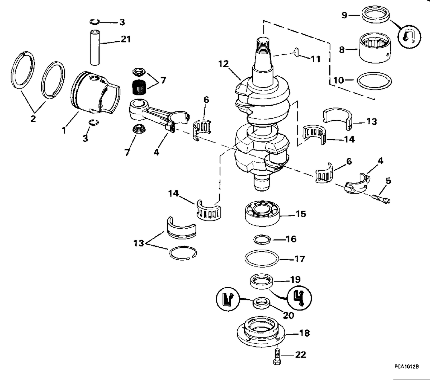 CRANKSHAFT & PISTON