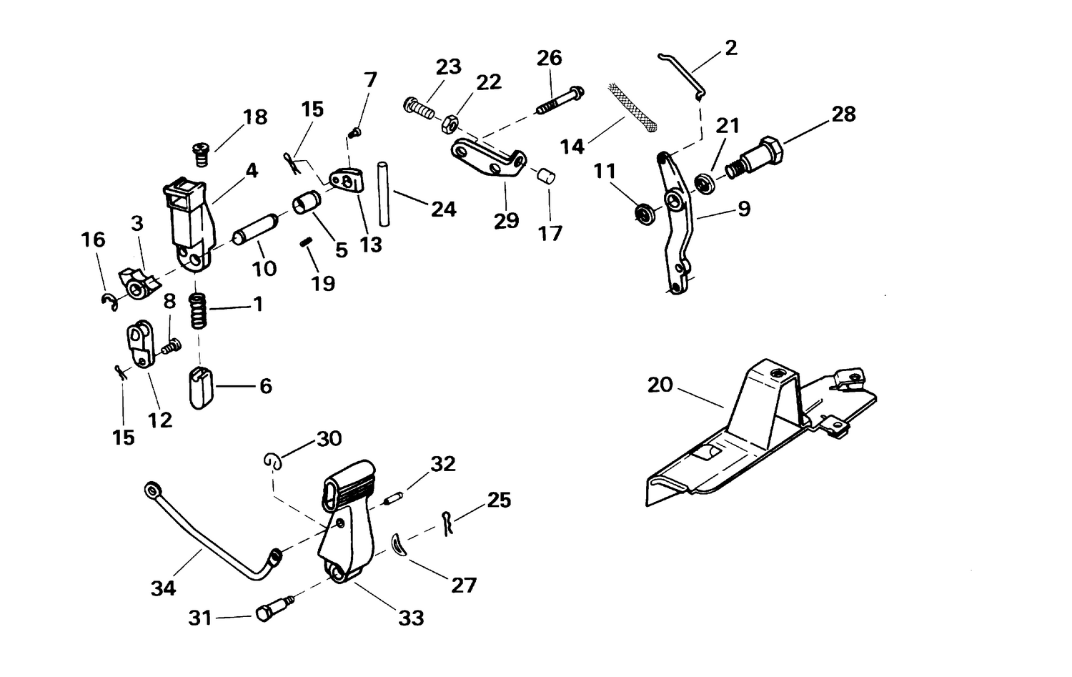 SHIFT & THROTTLE LINKAGE