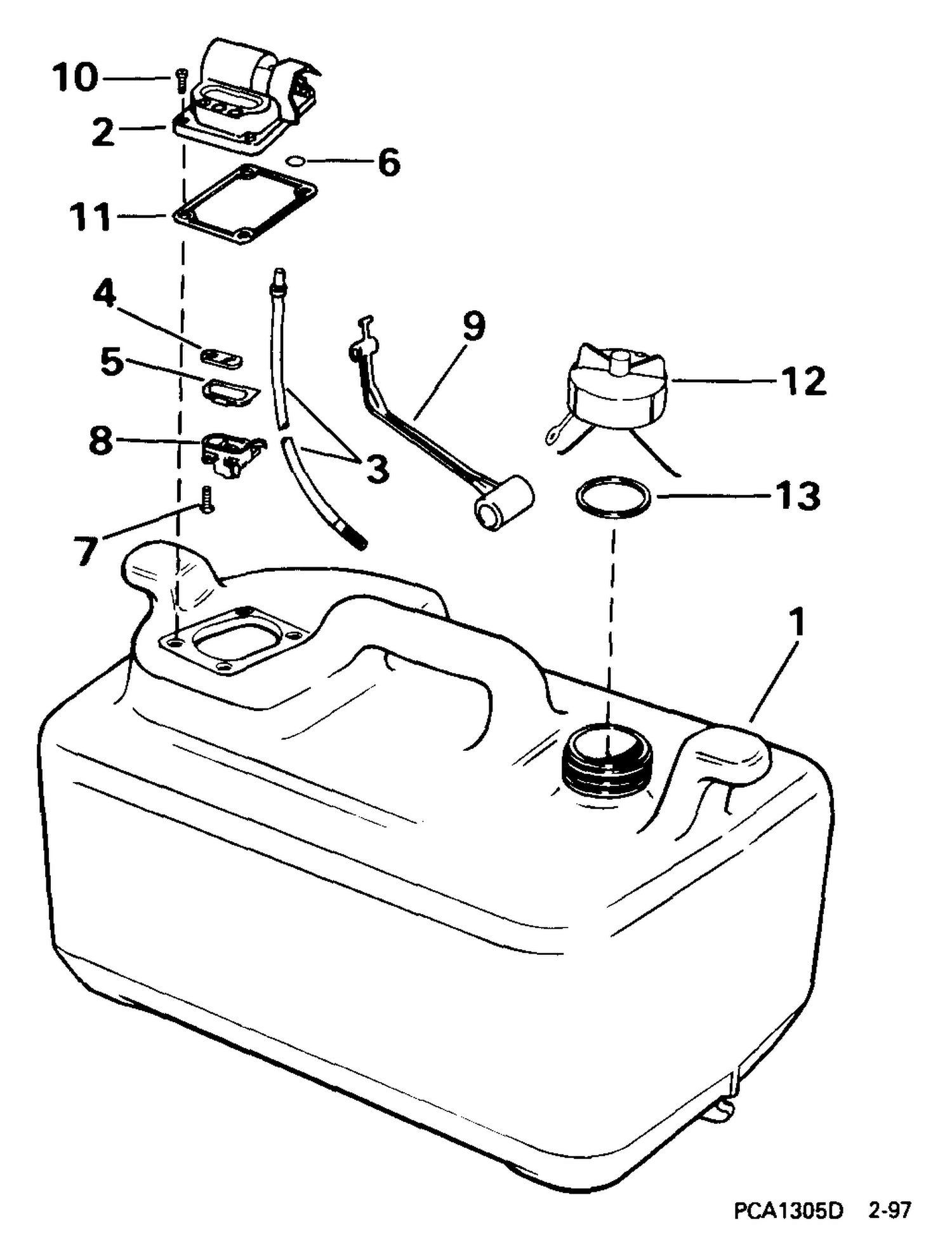 FUEL TANK -- 6 GALLON
