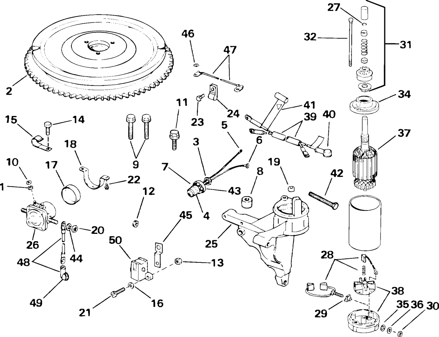 TILLER ELECTRIC START  KIT