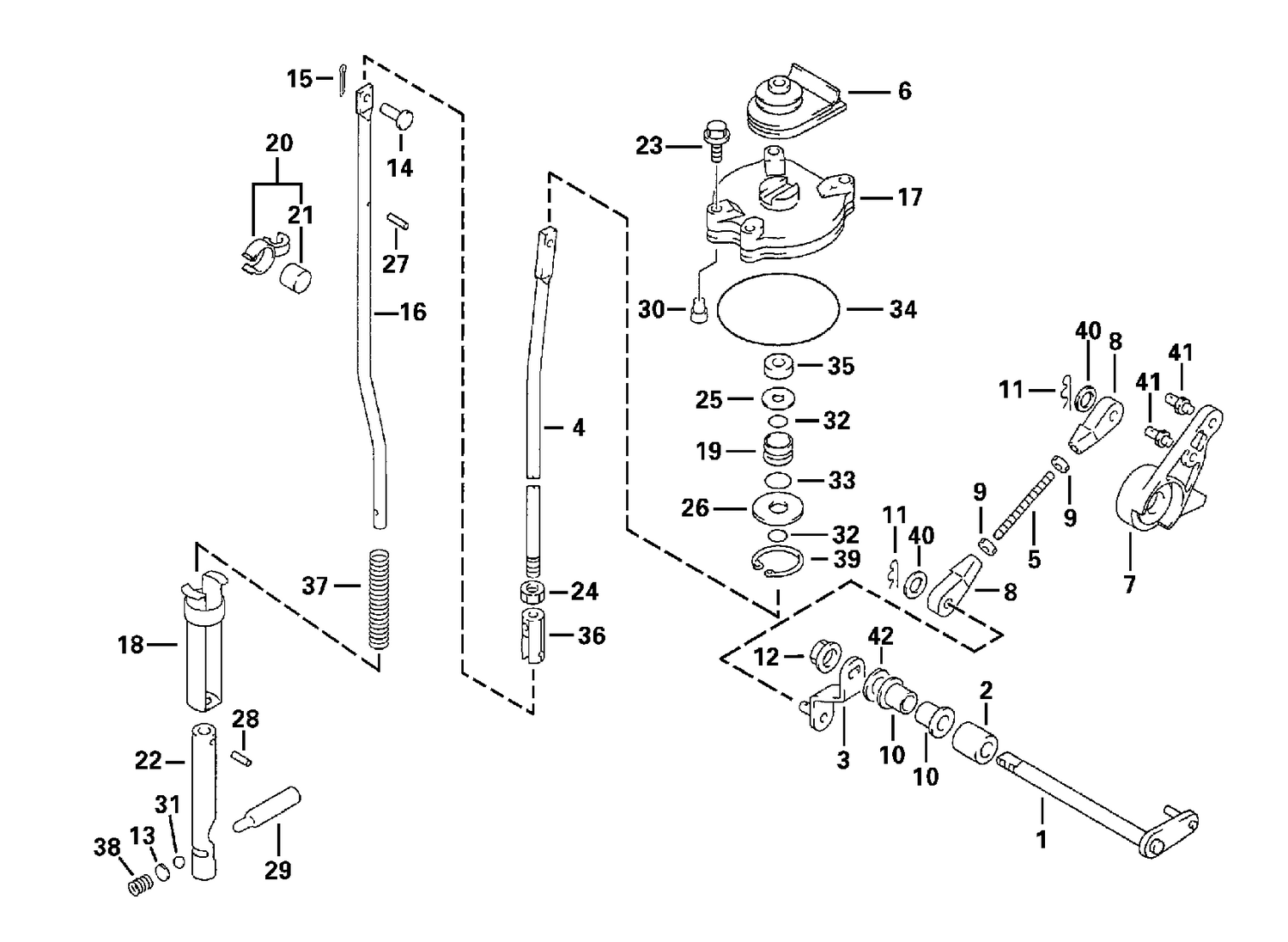 SHIFT ROD & LEVER