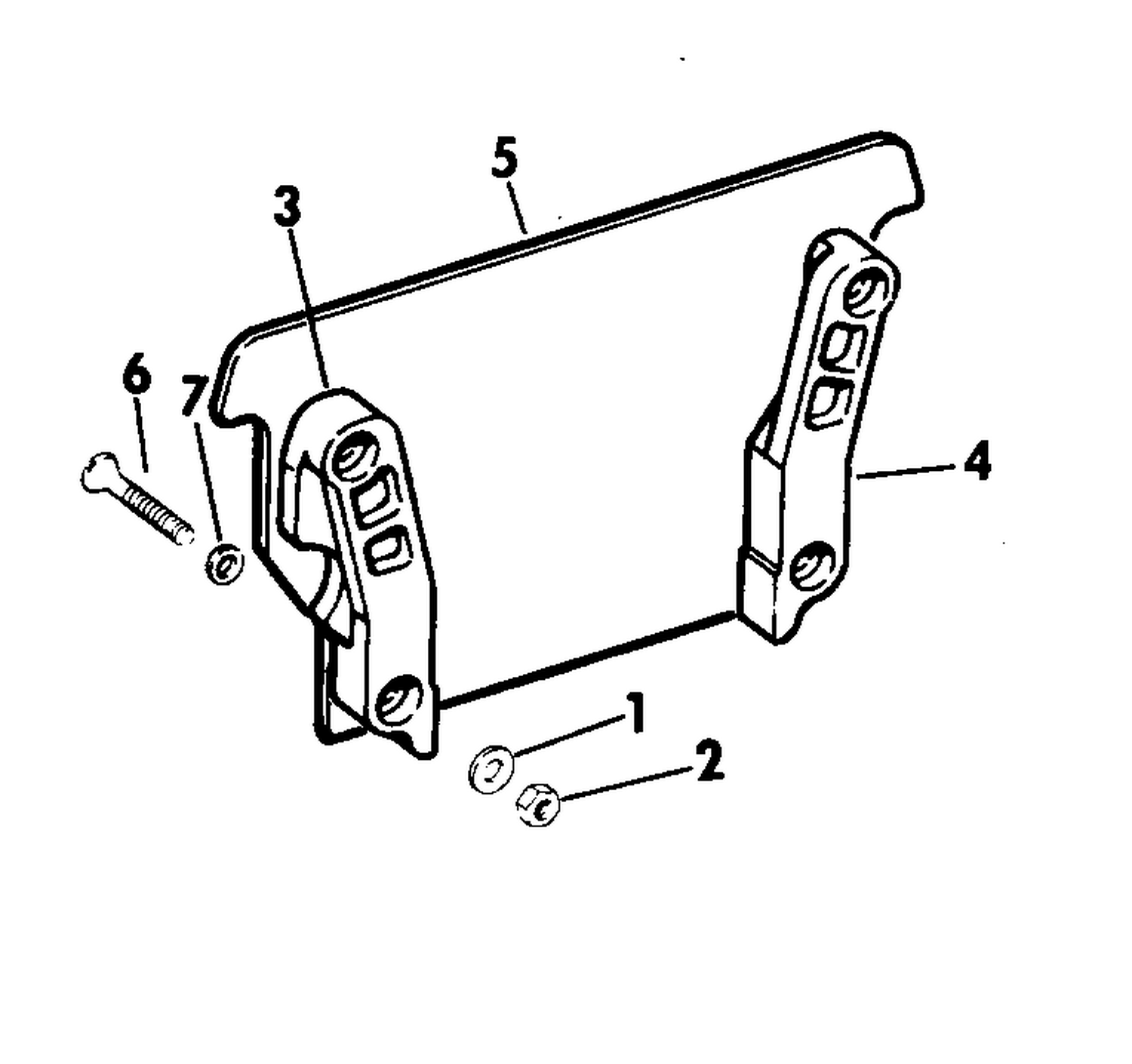 DISPLAY STAND ADAPTER KIT 70 - 75 H.P. SHORT SHAFT