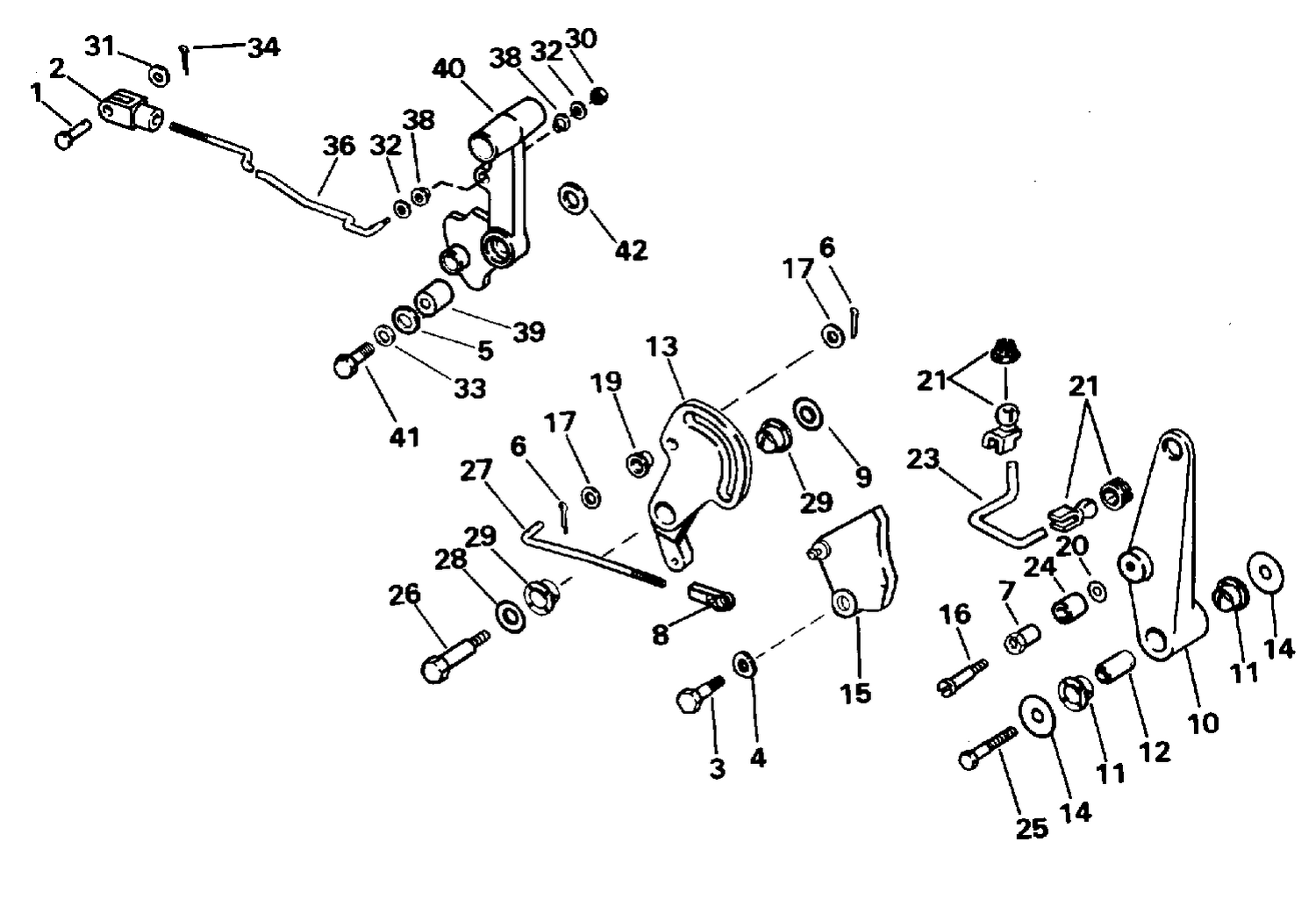 SHIFT & THROTTLE LINKAGE