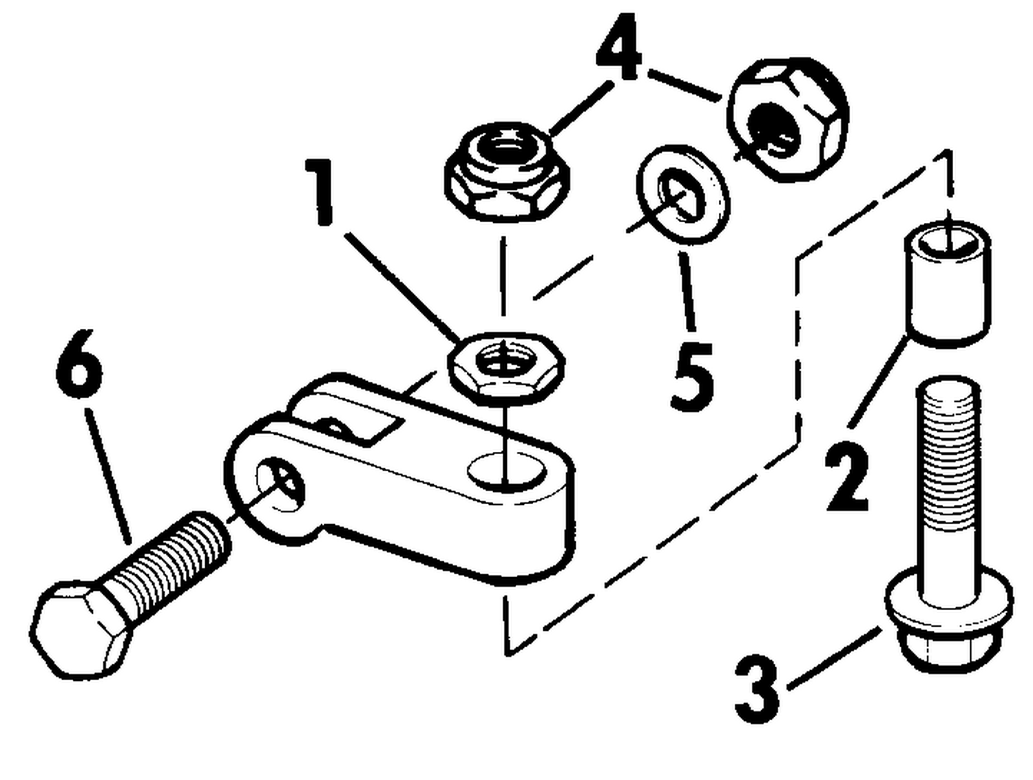 STEERING BOLT AND CLEVIS ASSEMBLY KIT