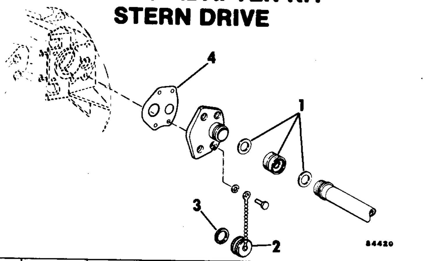 FLUSHING ADAPTER KIT-STERN DRIVE