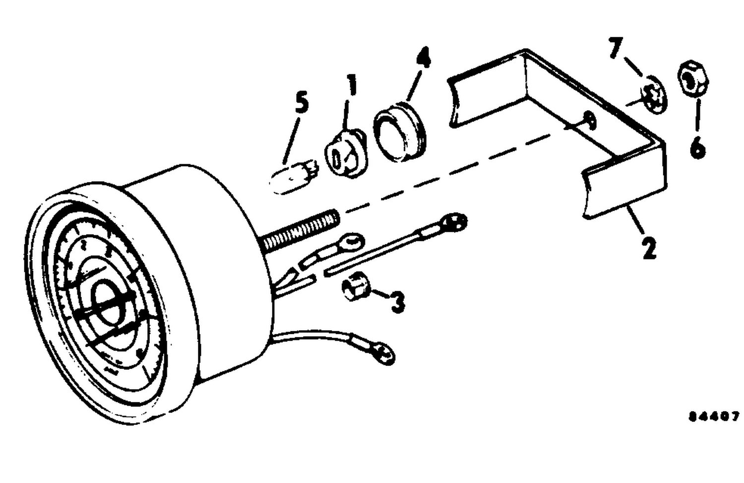 TACHOMETER KIT-FLUSH MOUNT