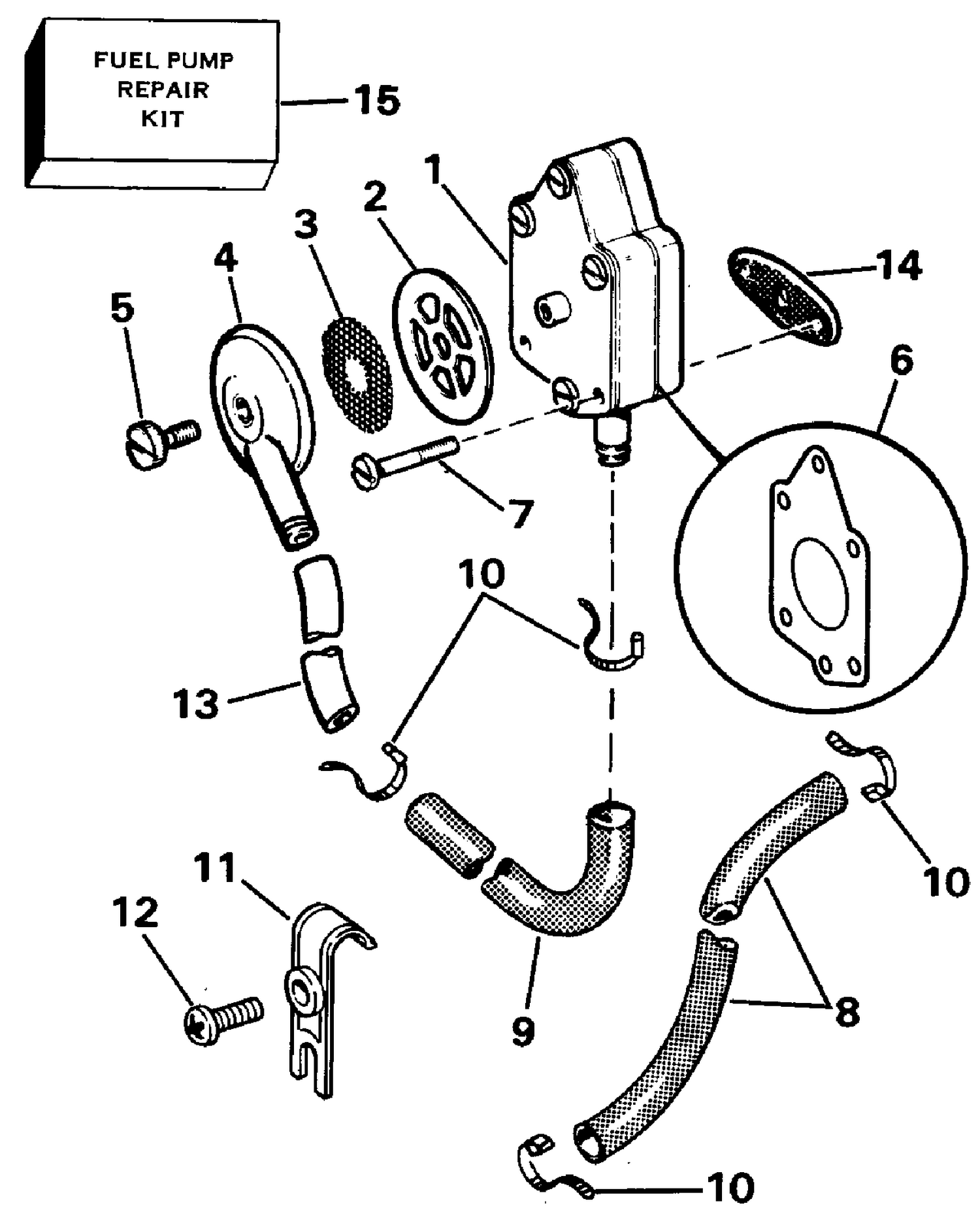 FUEL PUMP AND FILTER