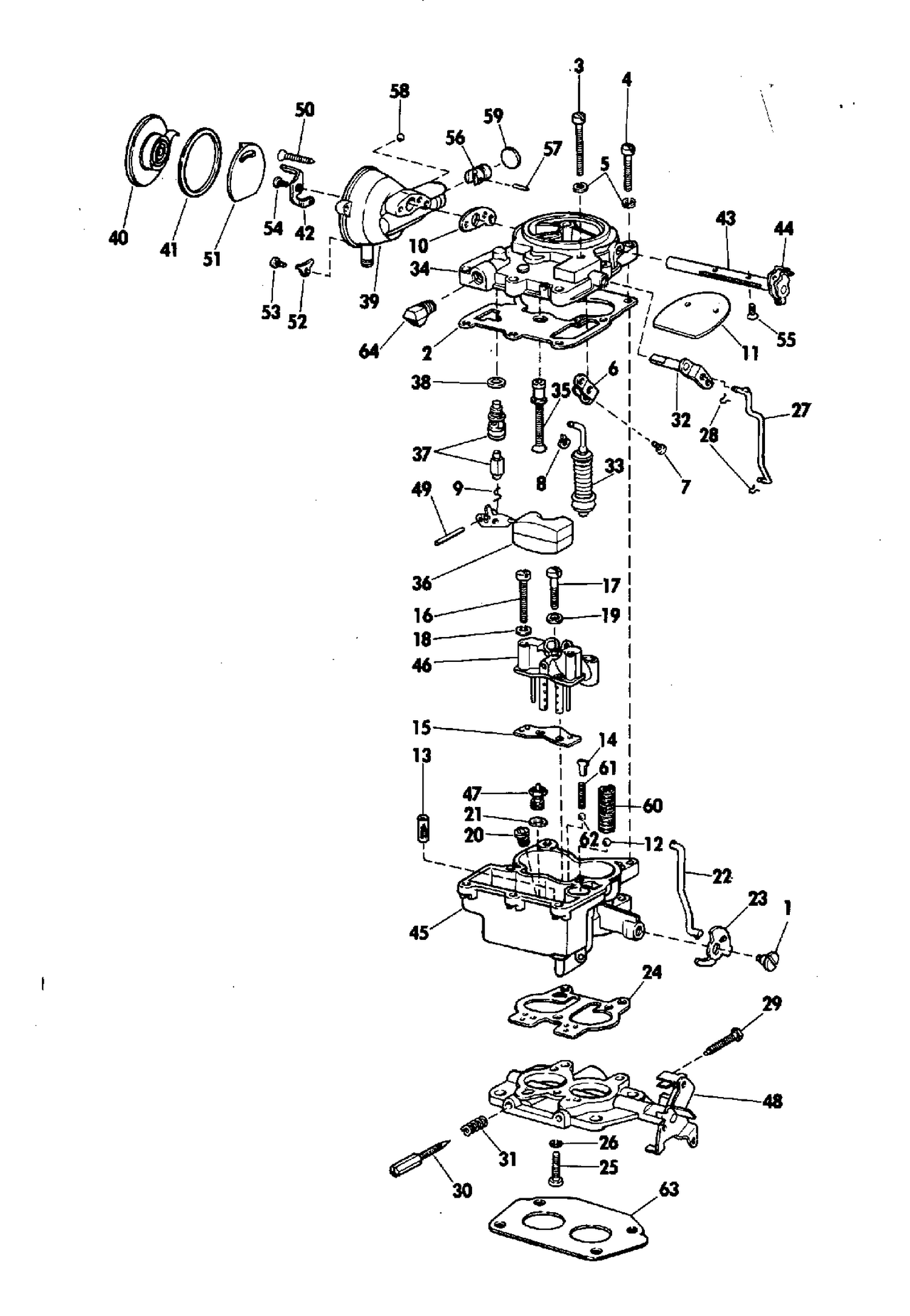 CARBURETOR GROUP 80, 155 HP