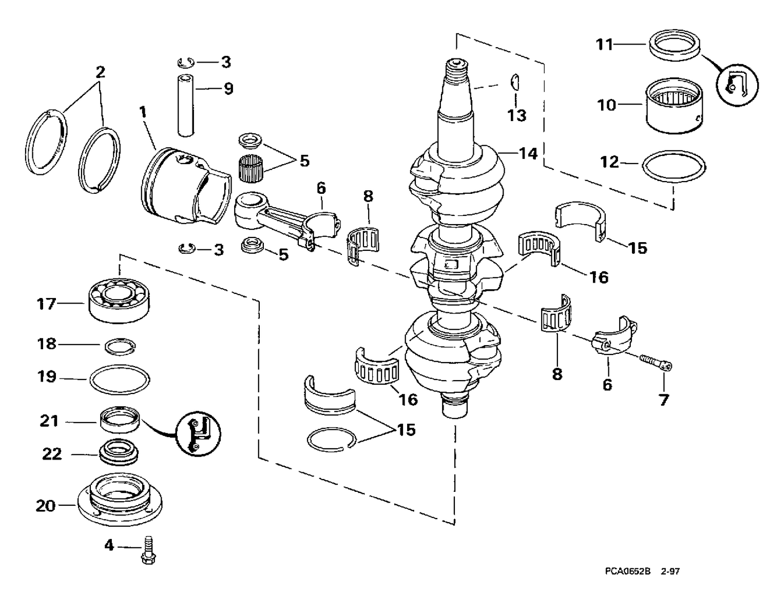 CRANKSHAFT & PISTON