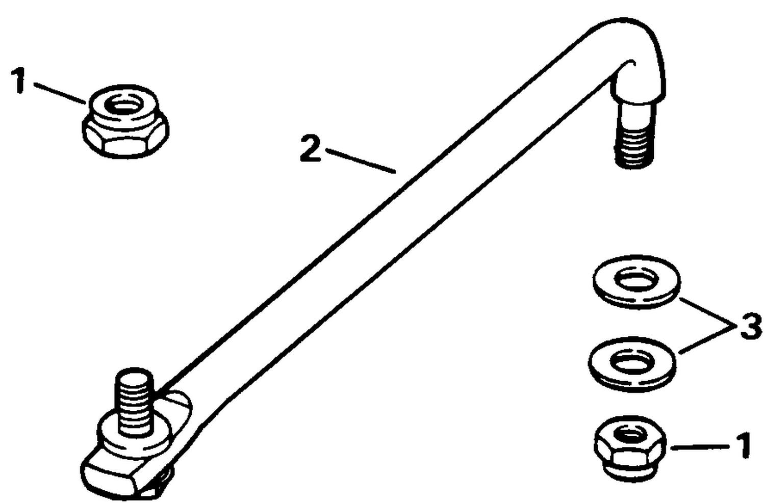 STEERING CONNECTOR KIT - 60 THRU V6 WITH POWER TRIM & TILT
