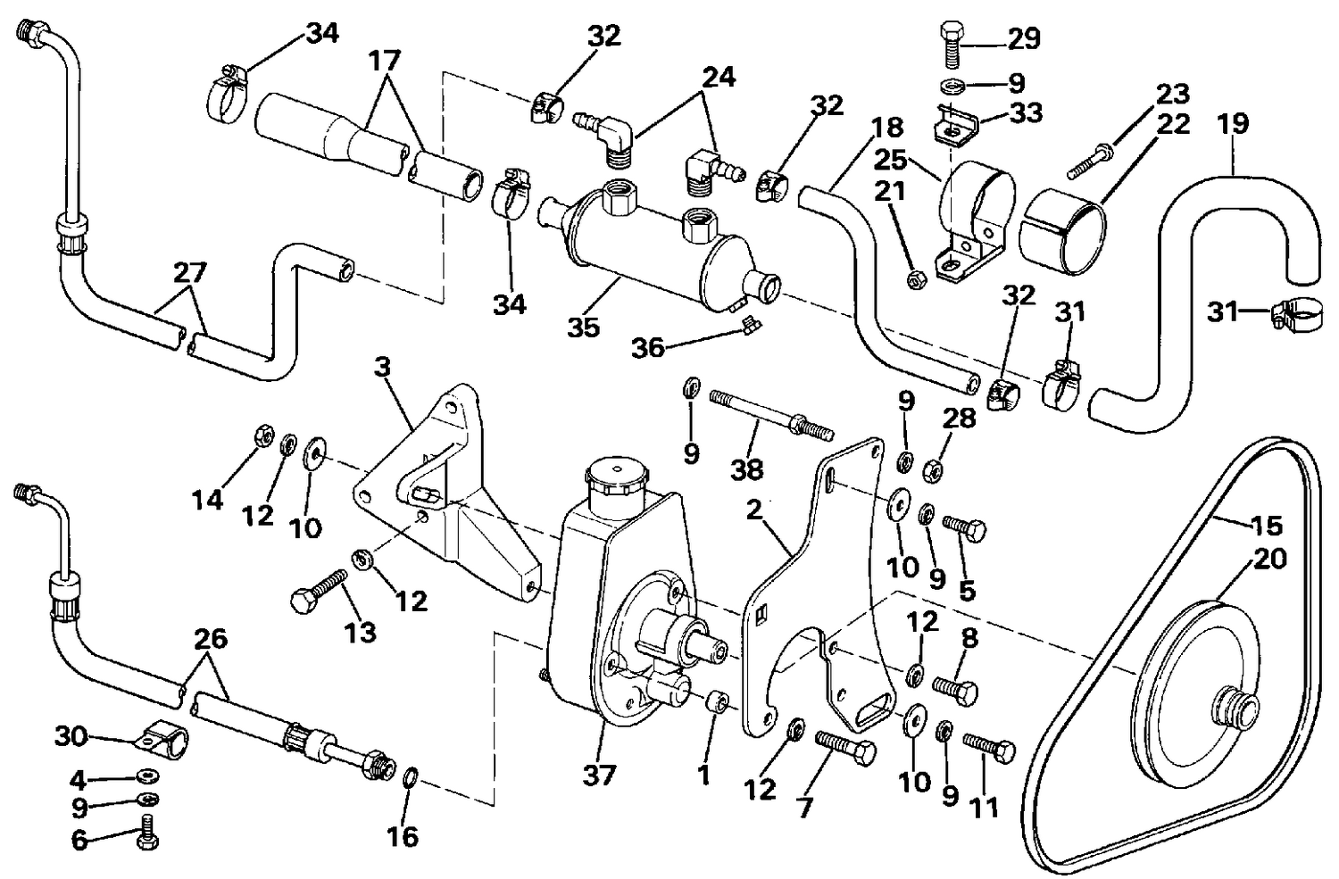 POWER STEERING PUMP