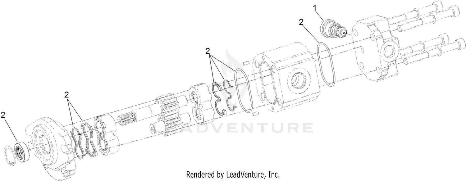 Hydraulic Gear Pump Assembly