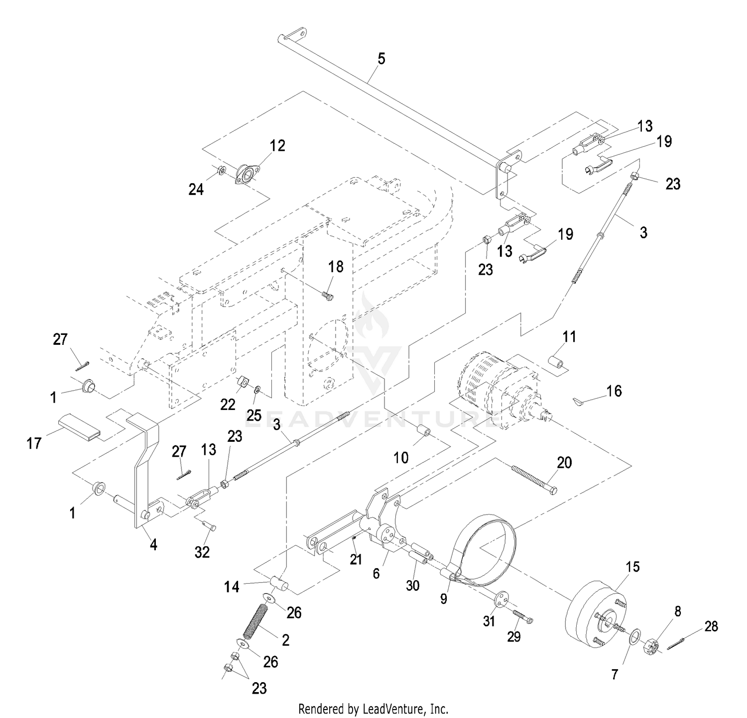Exmark Lazer Z AC S/N 440,000-509,999 LZ23KC604 S/N 440,000