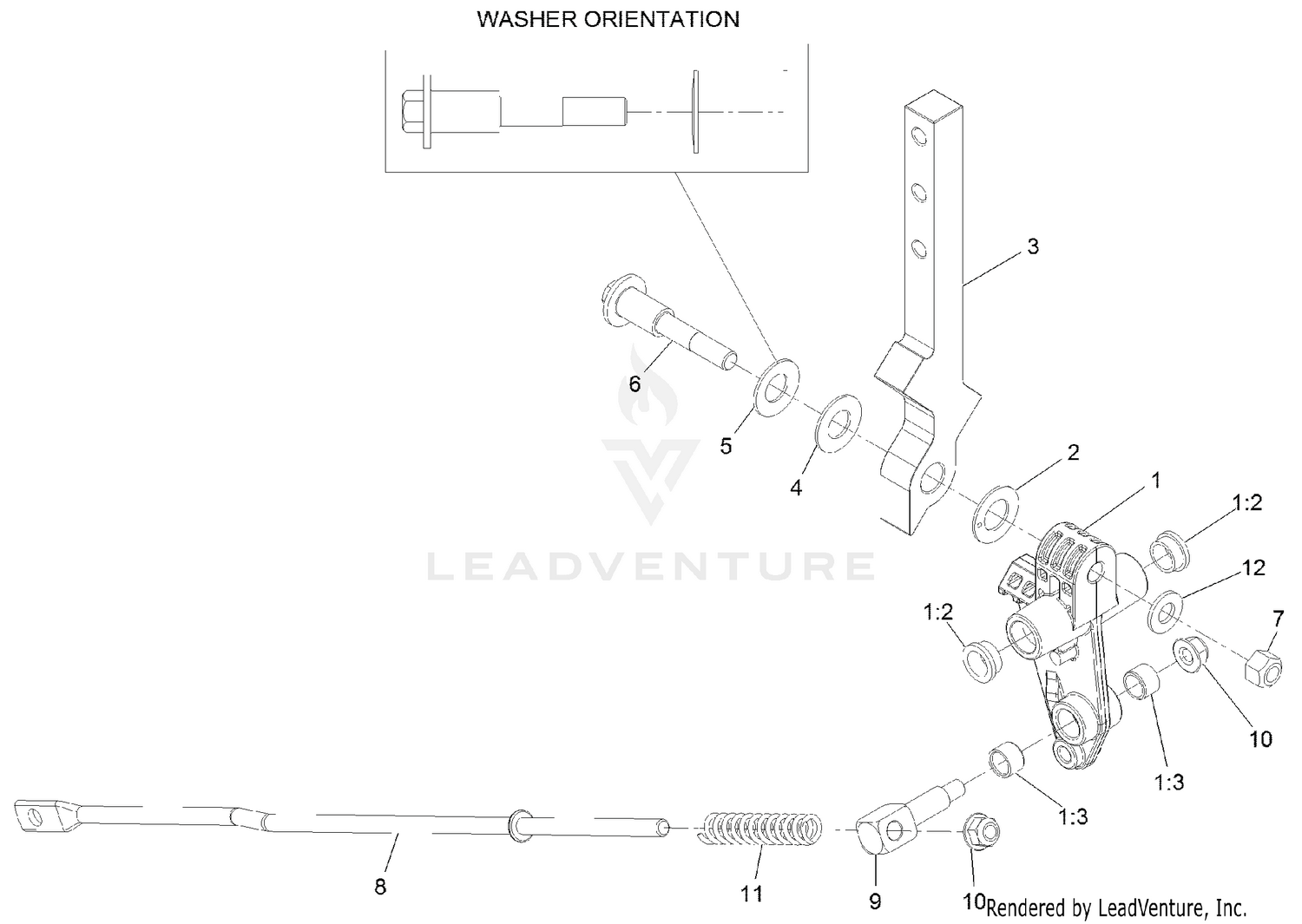 LH and RH Motion Control Assembly