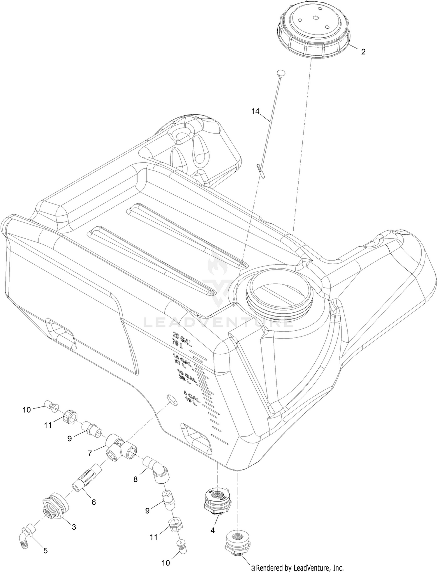 Sprayer Tank Assembly