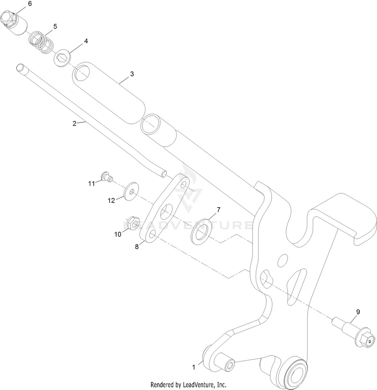 Height-of-Cut Lever No. 142-2579