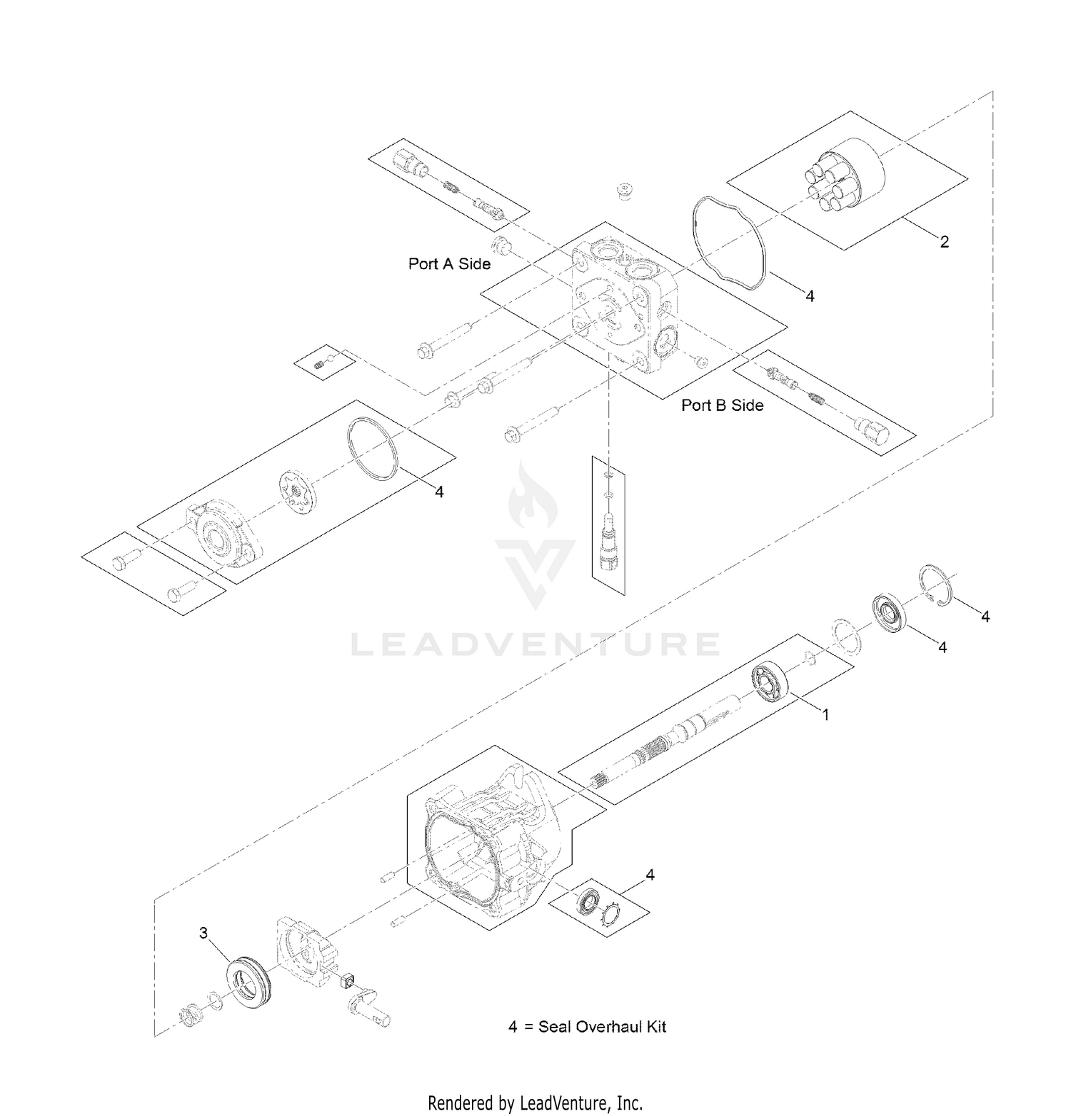 Hydraulic Pump Assembly No. 116-7836