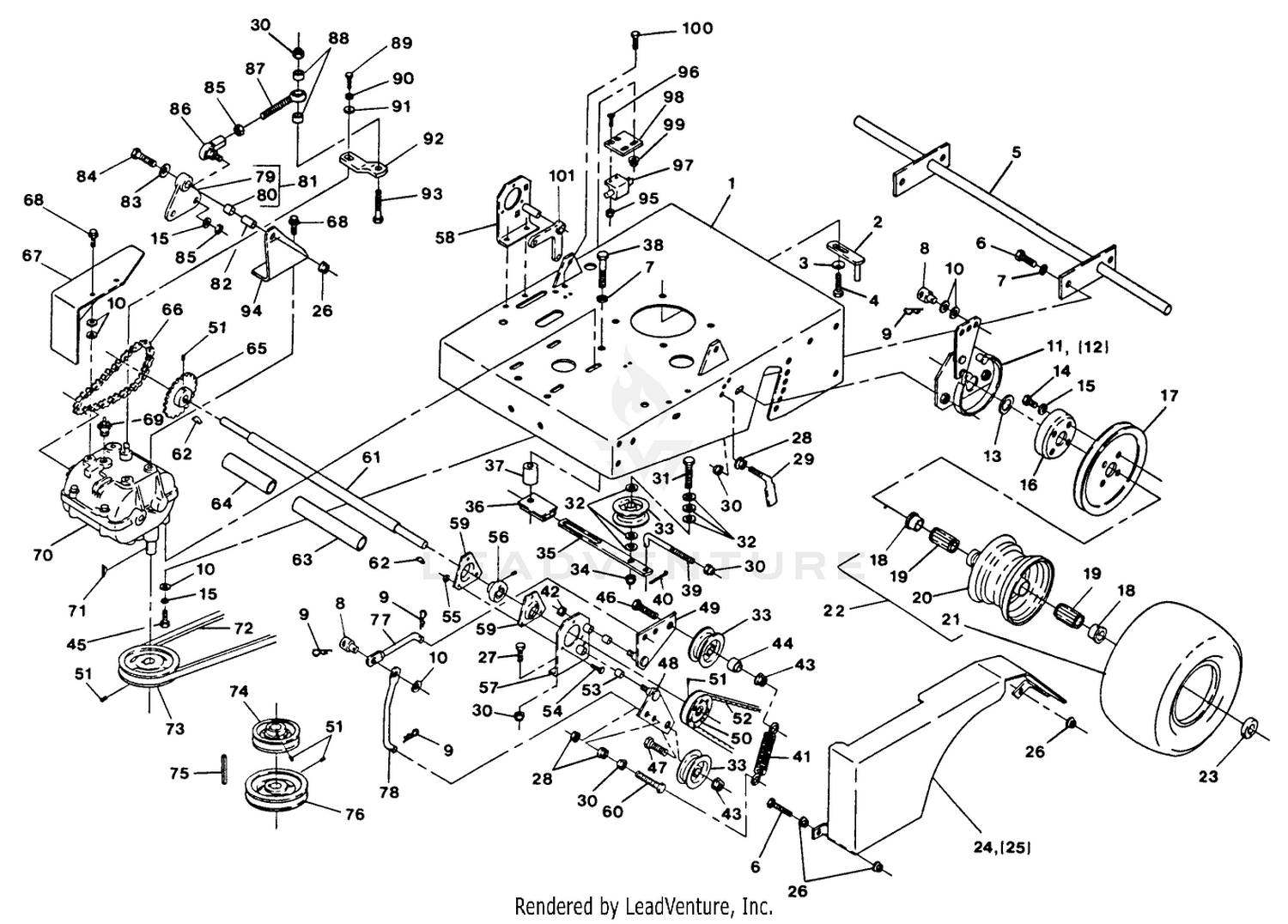 ENGINE DECK GROUP