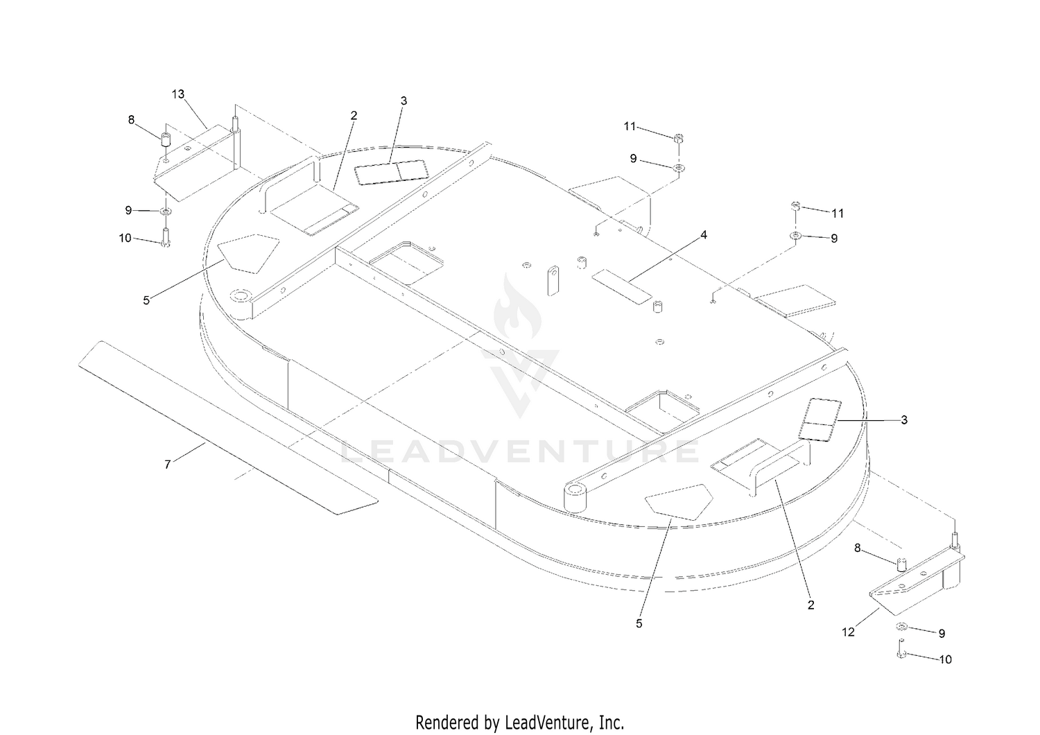 Deck Decal Assembly No. 109-4372