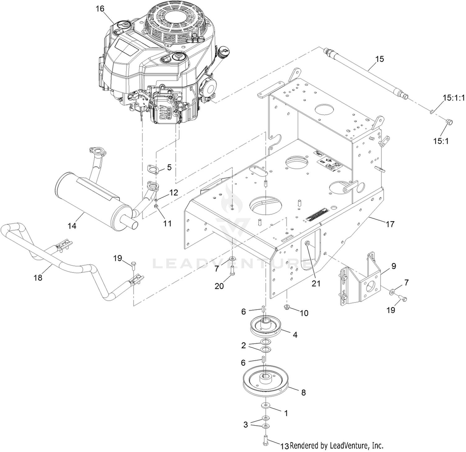 Engine Deck Assembly