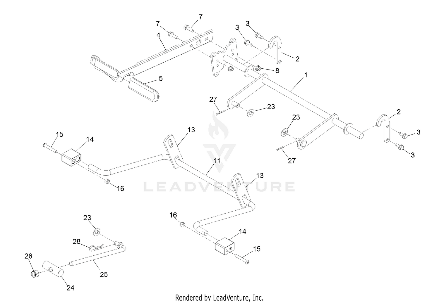 Deck Lift Assembly